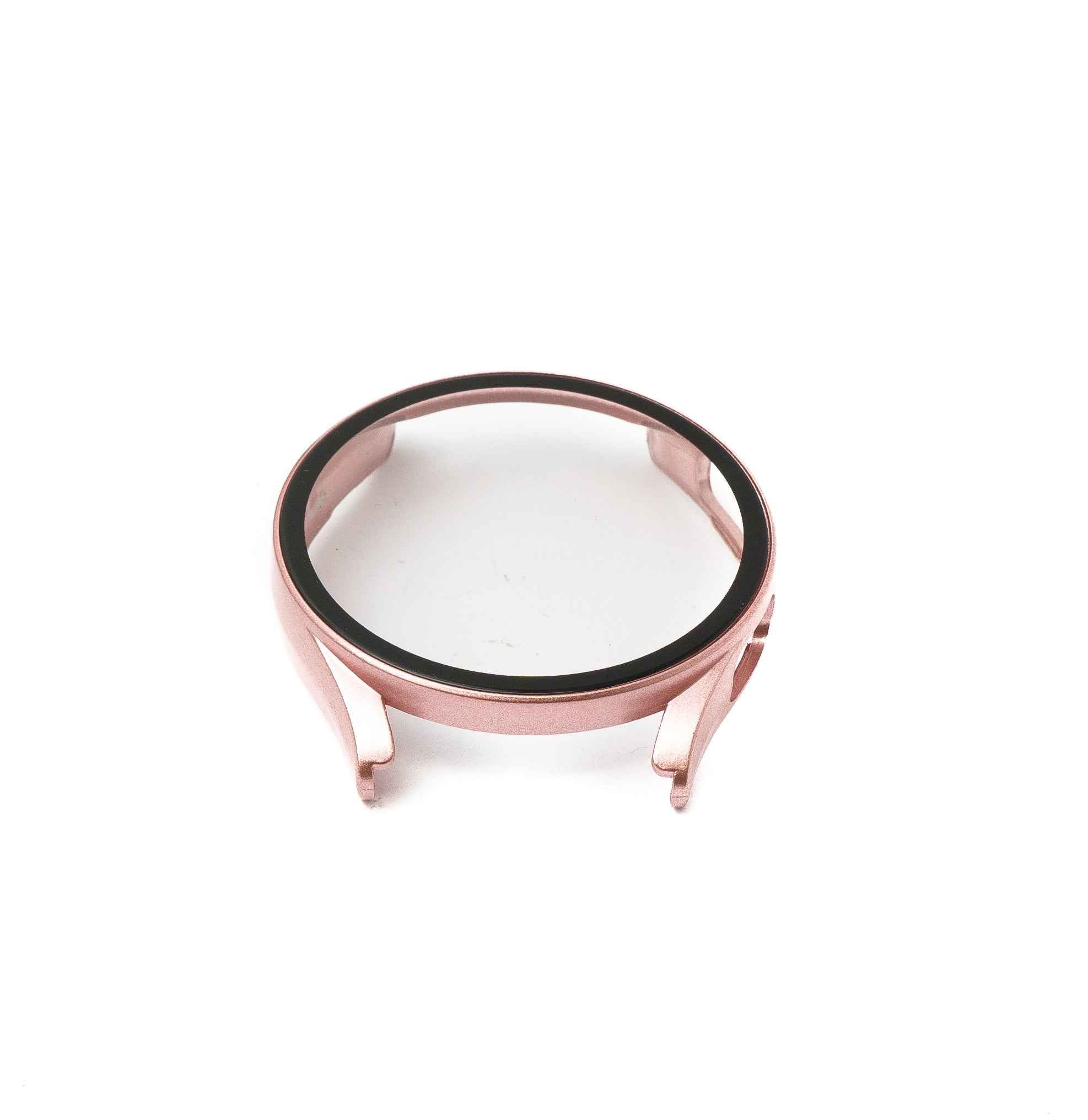 SYSTEM-S Schutz Hülle Case 44 mm aus PC für Samsung Galaxy Watch 5 4 in Pink