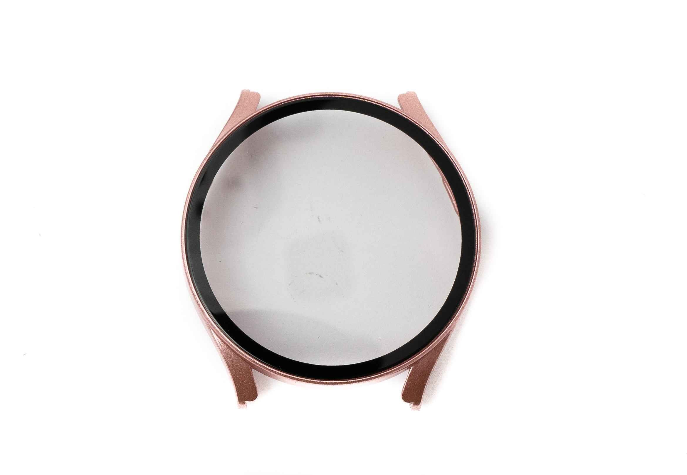 SYSTEM-S Schutz Hülle Case 44 mm aus PC für Samsung Galaxy Watch 5 4 in Pink