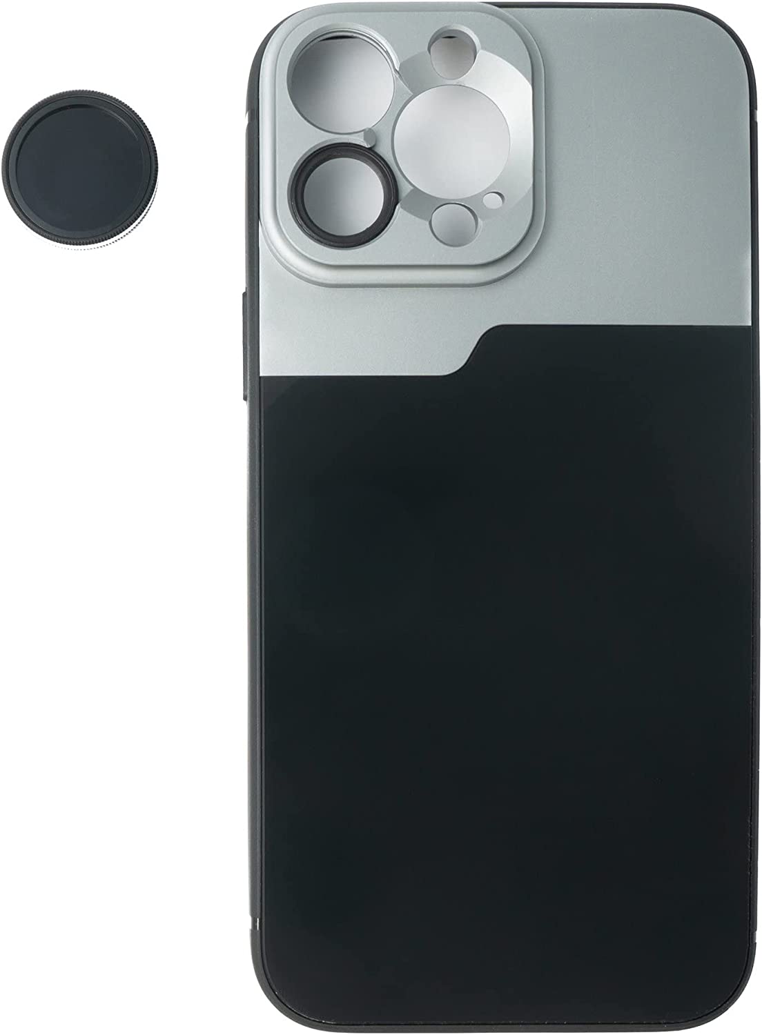 CPL-Filter Circular Polarizer Linse mit Hülle Schwarz für iPhone 14 Pro Max