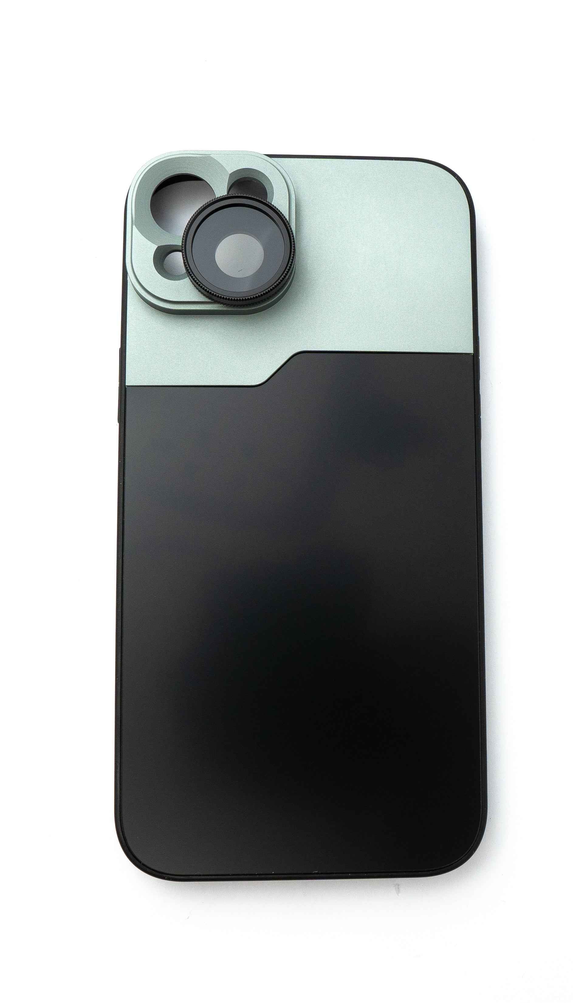 SYSTEM-S CPL Filter Circular Polarizer Linse mit Hülle in Schwarz für iPhone 14 Plus