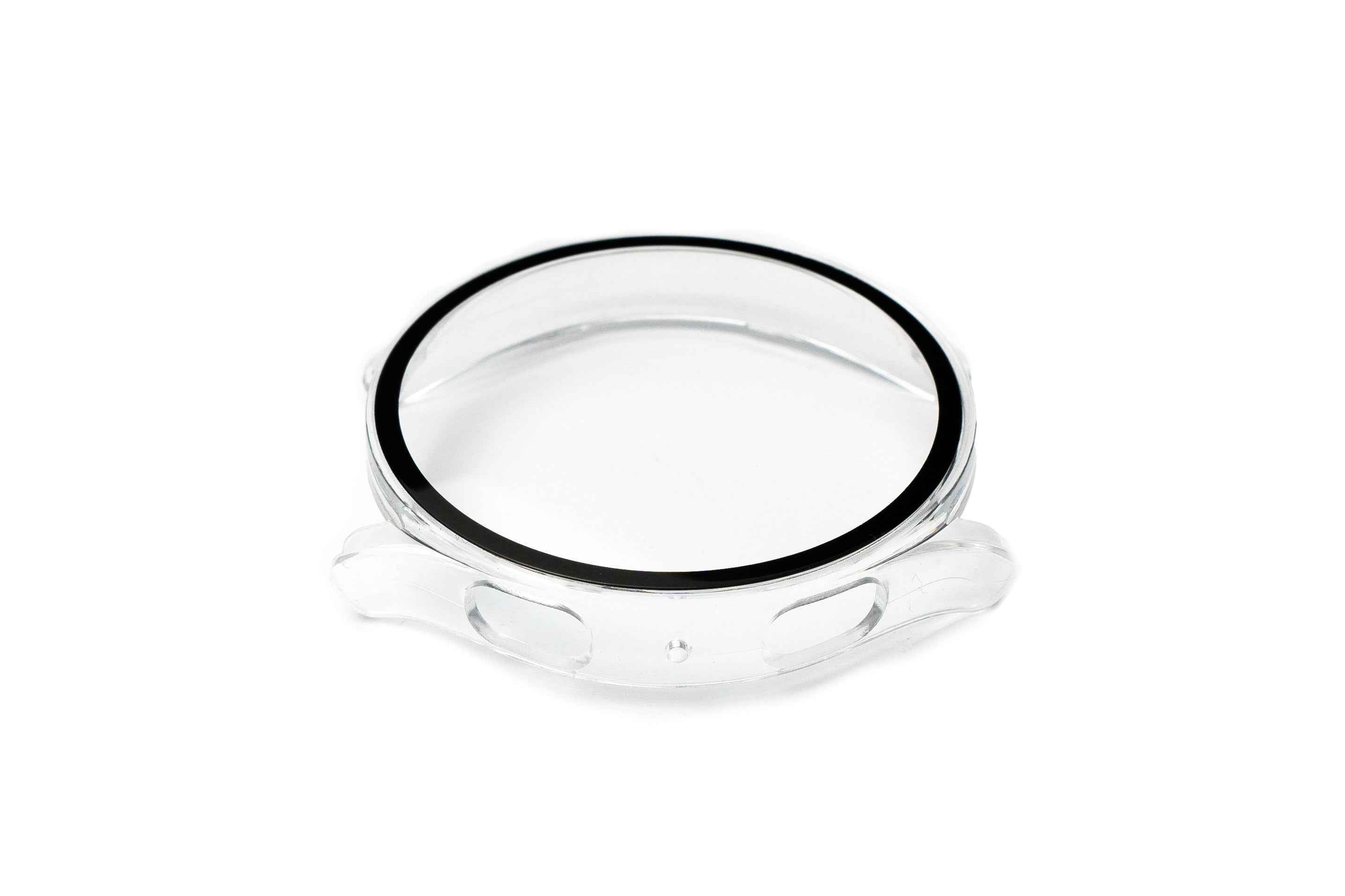 SYSTEM-S Schutz Hülle Case 44 mm aus PC für Samsung Galaxy Watch 5 4 in Transparent