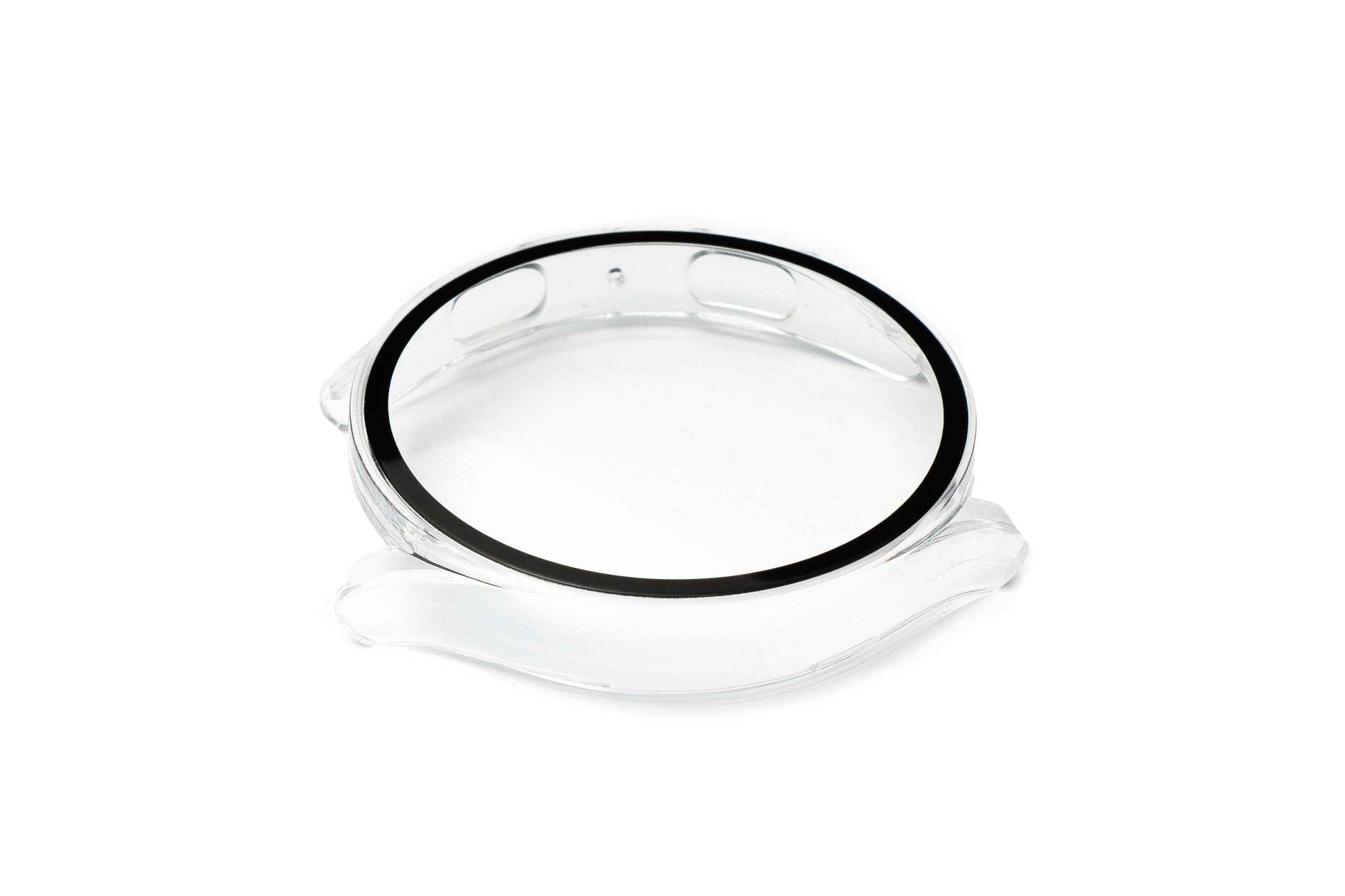 SYSTEM-S Schutz Hülle Case 44 mm aus PC für Samsung Galaxy Watch 5 4 in Transparent