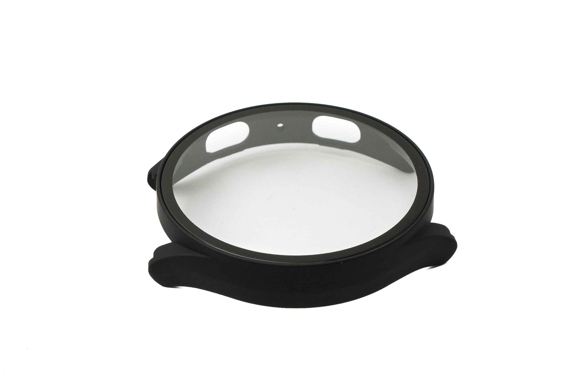 SYSTEM-S Schutz Hülle Case 44 mm aus PC für Samsung Galaxy Watch 5 4 in Schwarz