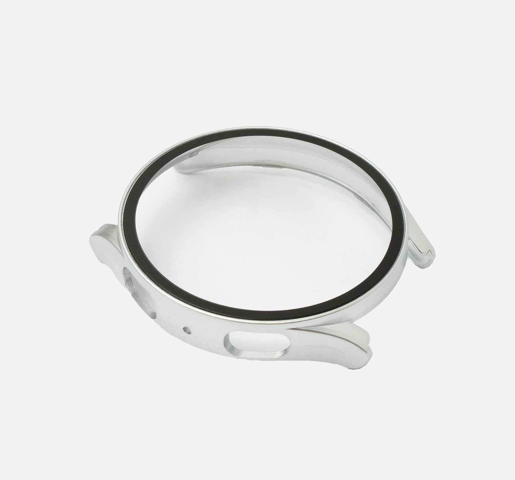 SYSTEM-S Schutz Hülle Case 44 mm aus PC für Samsung Galaxy Watch 5 4 in Grau