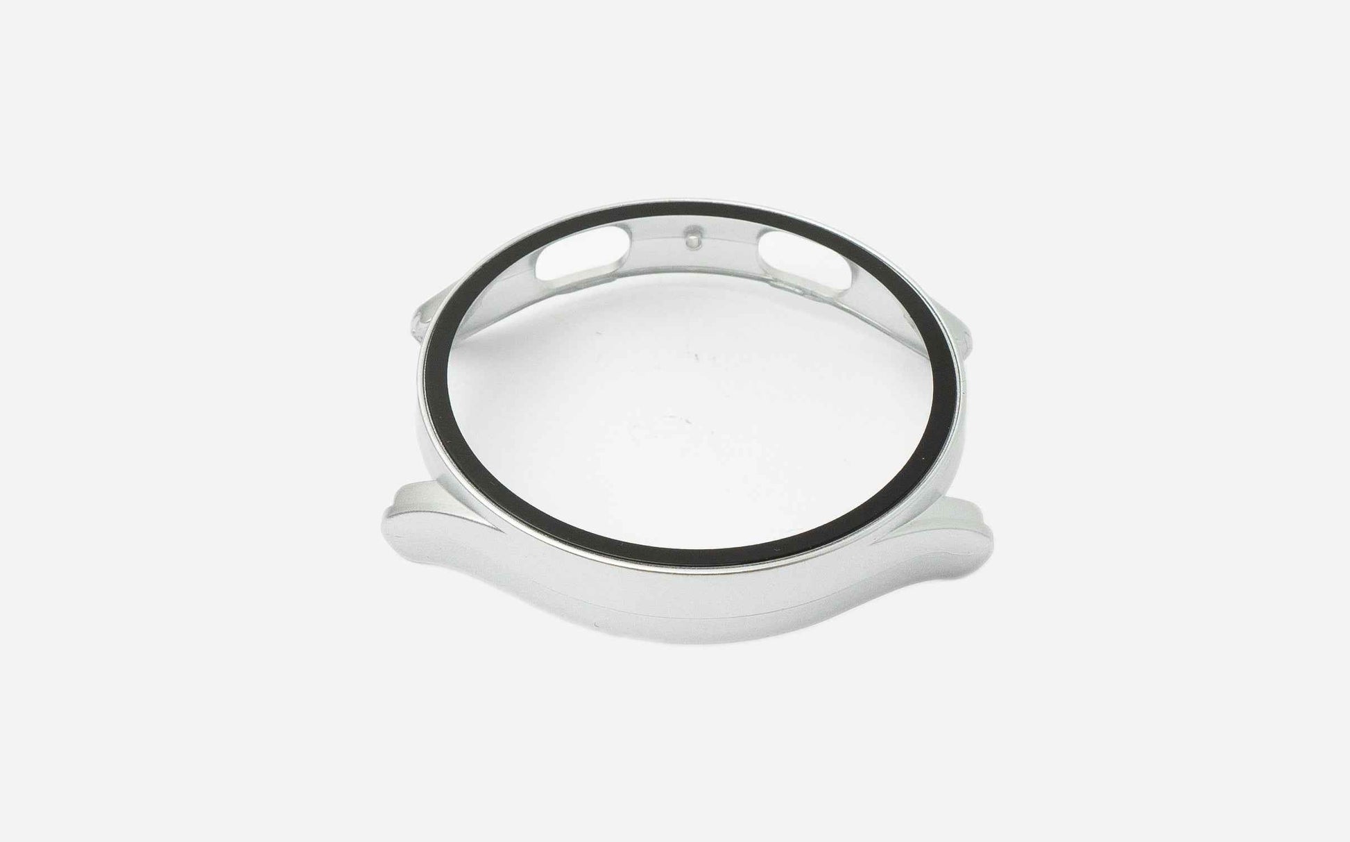 SYSTEM-S Schutz Hülle Case 44 mm aus PC für Samsung Galaxy Watch 5 4 in Grau