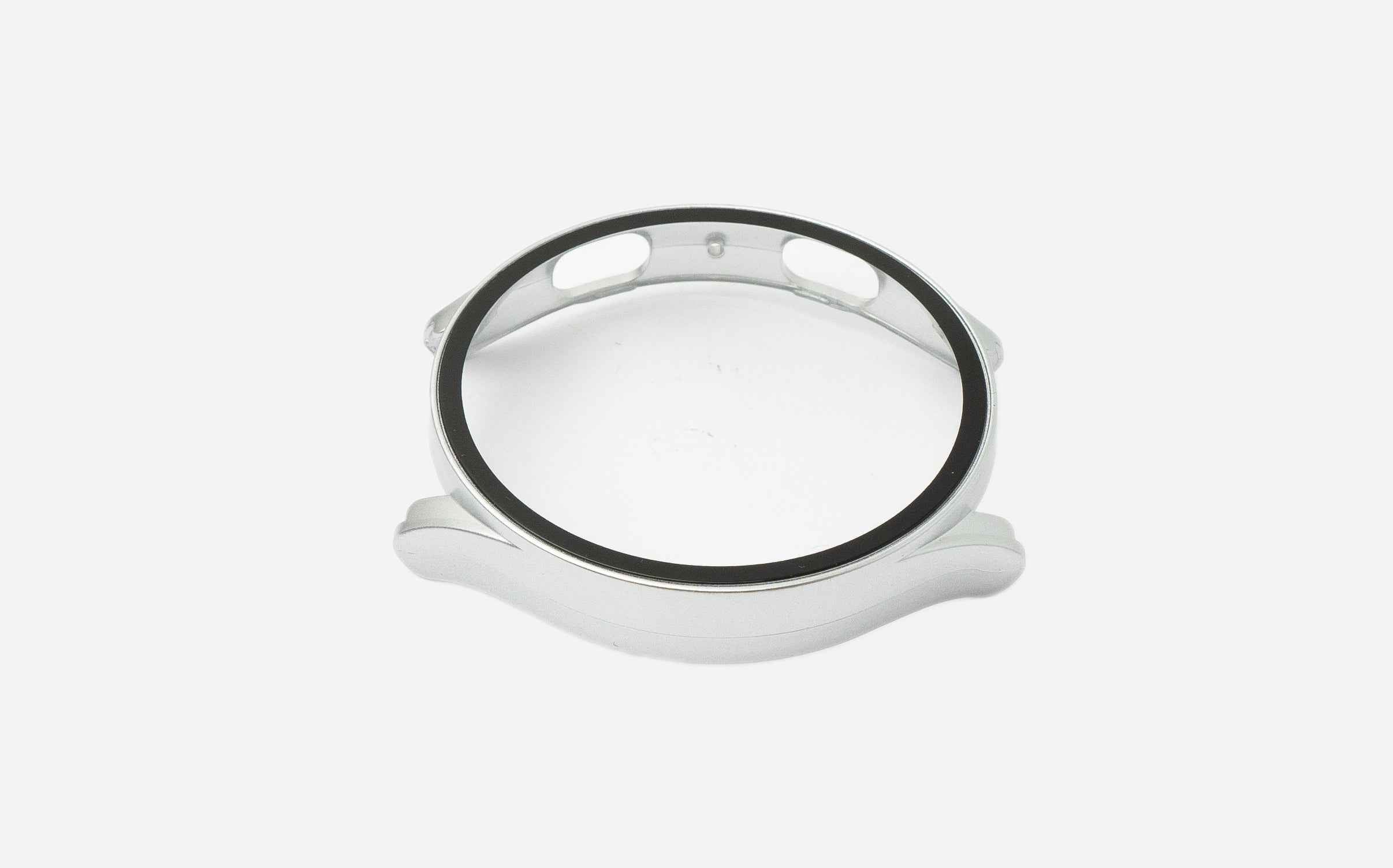 SYSTEM-S Schutz Hülle Case 44 mm aus PC für Samsung Galaxy Watch 5 4 in Grau
