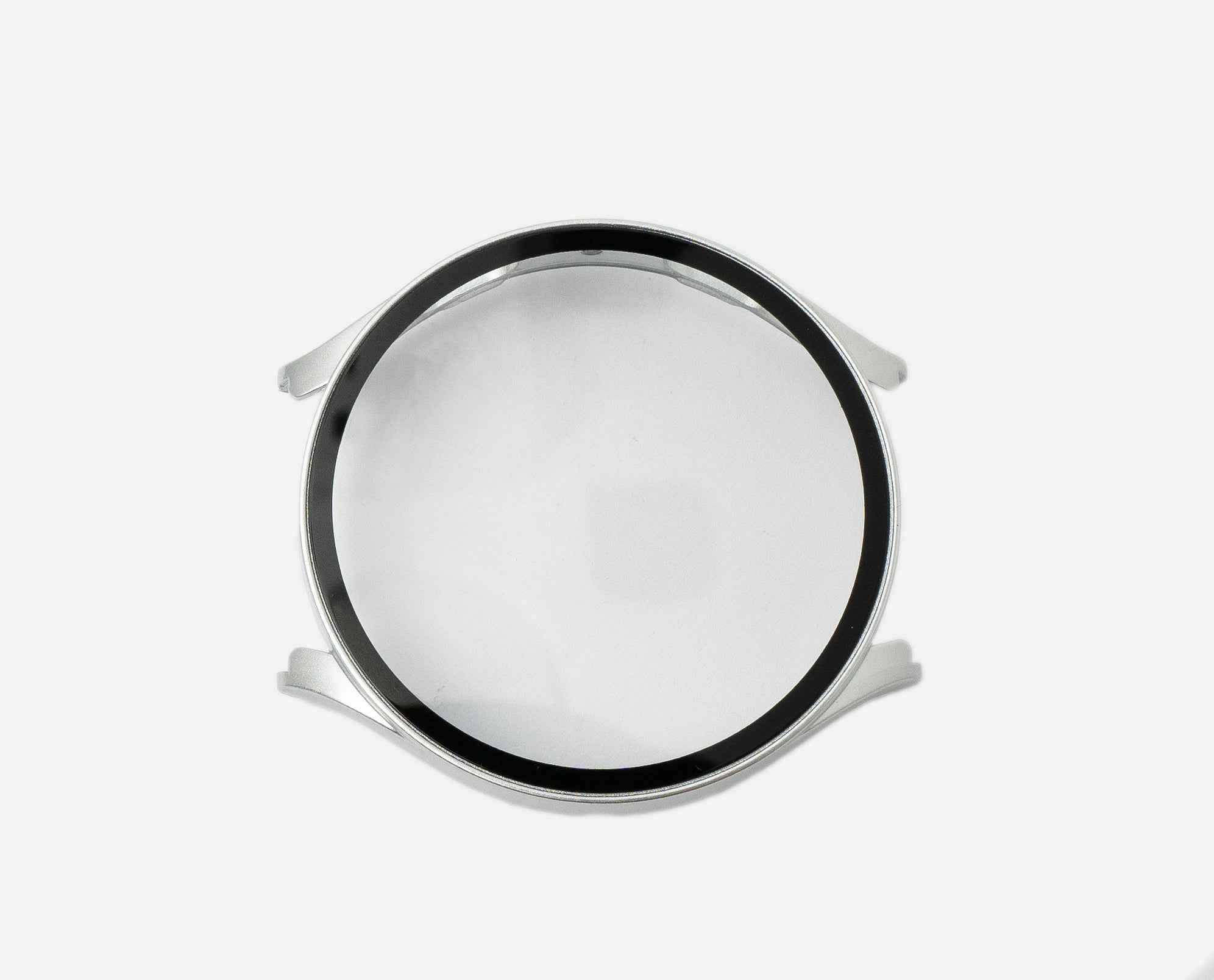 SYSTEM-S Schutz Hülle Case 44 mm aus PC für Samsung Galaxy Watch 5 4 in Grau