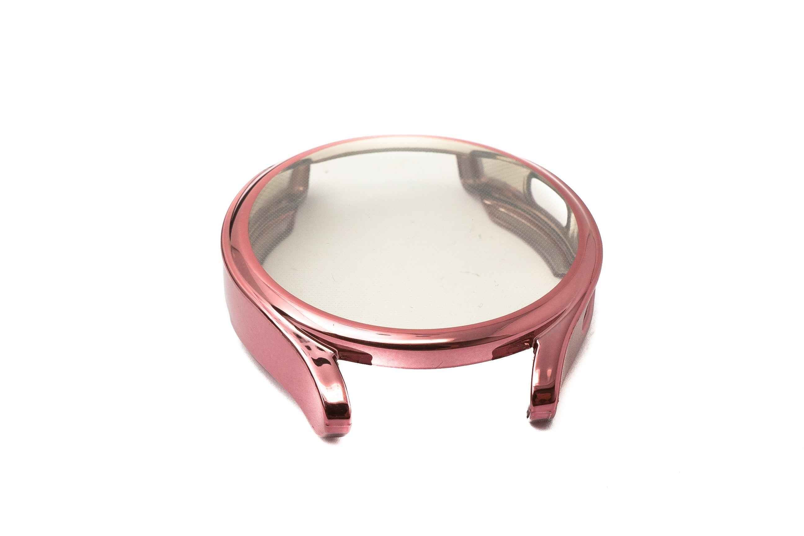 SYSTEM-S Schutz Hülle Case 44 mm aus TPU für Samsung Galaxy Watch 5 4 in Pink