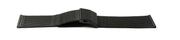 SYSTEM-S Armband Milanaise aus Metall für Fitbit Versa 2 1 Lite Smartwatch in Schwarz