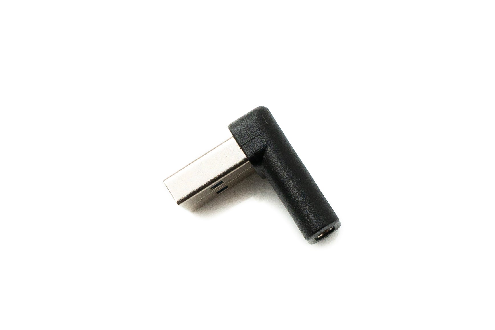 USB-Adapter USB-C Buchse auf USB-A Stecker gewinkelt 5 Gbit/s schwarz