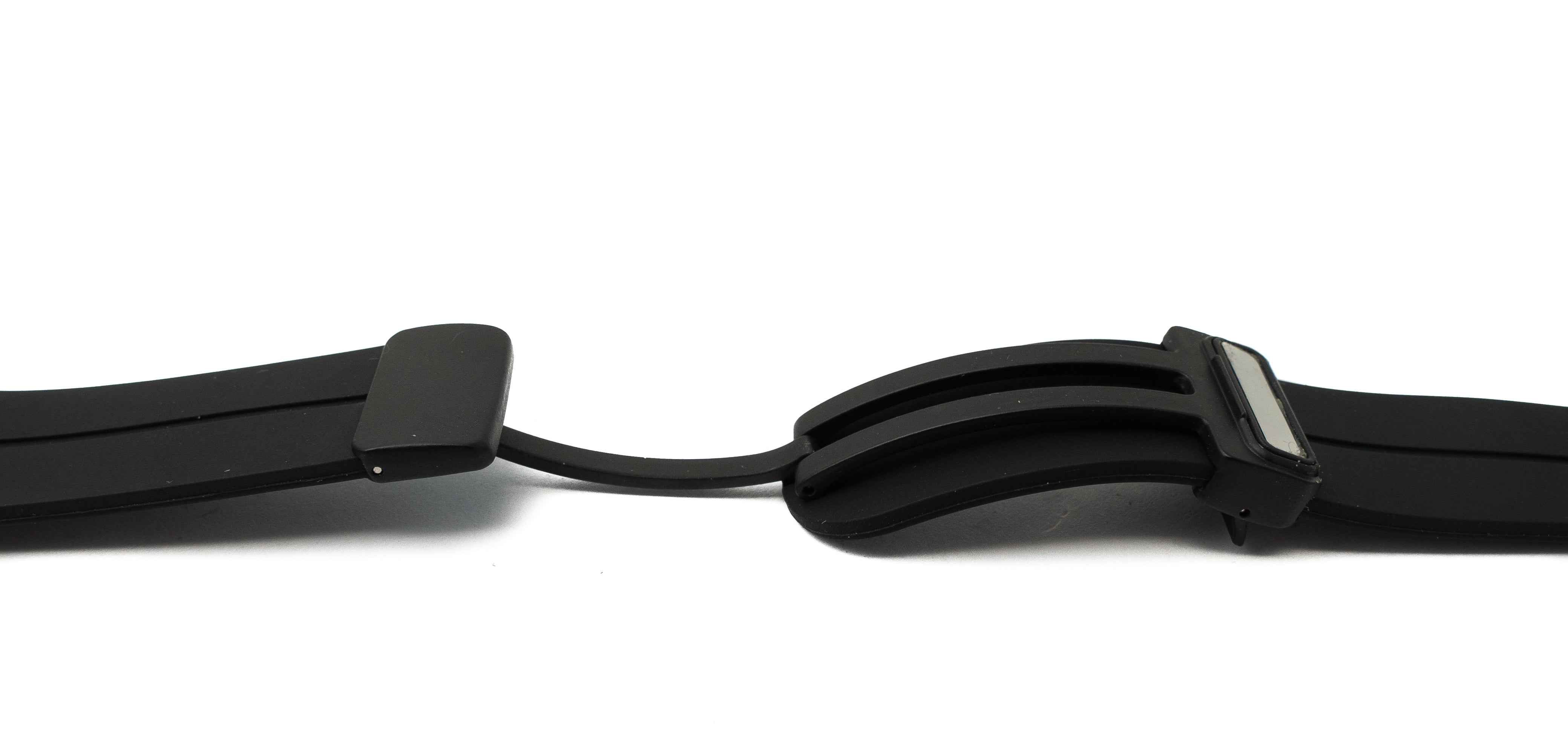SYSTEM-S Armband 20 mm aus Silikon für Samsung Galaxy Watch 5 4 Smartwatch in Schwarz