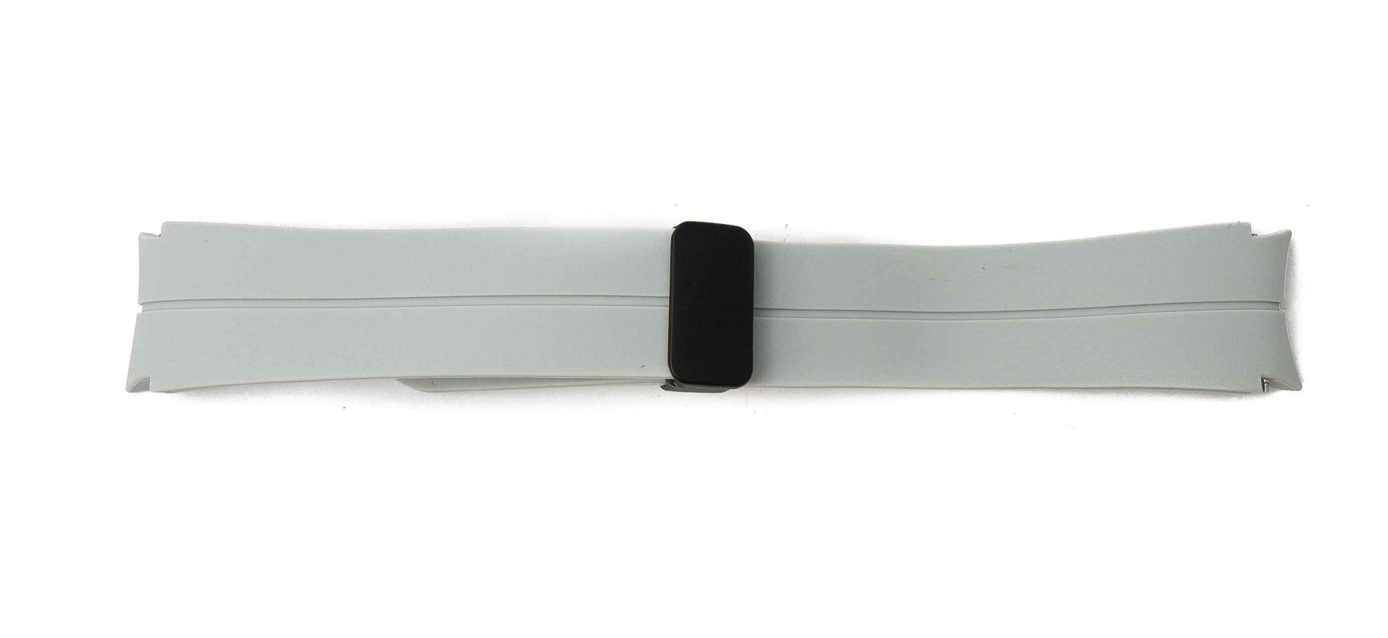 SYSTEM-S Armband 20 mm aus Silikon für Samsung Galaxy Watch 5 4 Smartwatch in Grau