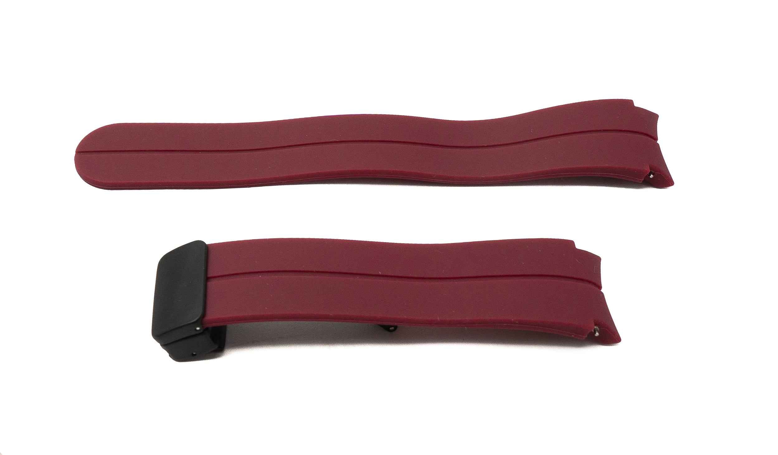 SYSTEM-S Armband 20 mm aus Silikon für Samsung Galaxy Watch 5 4 Smartwatch in Rot