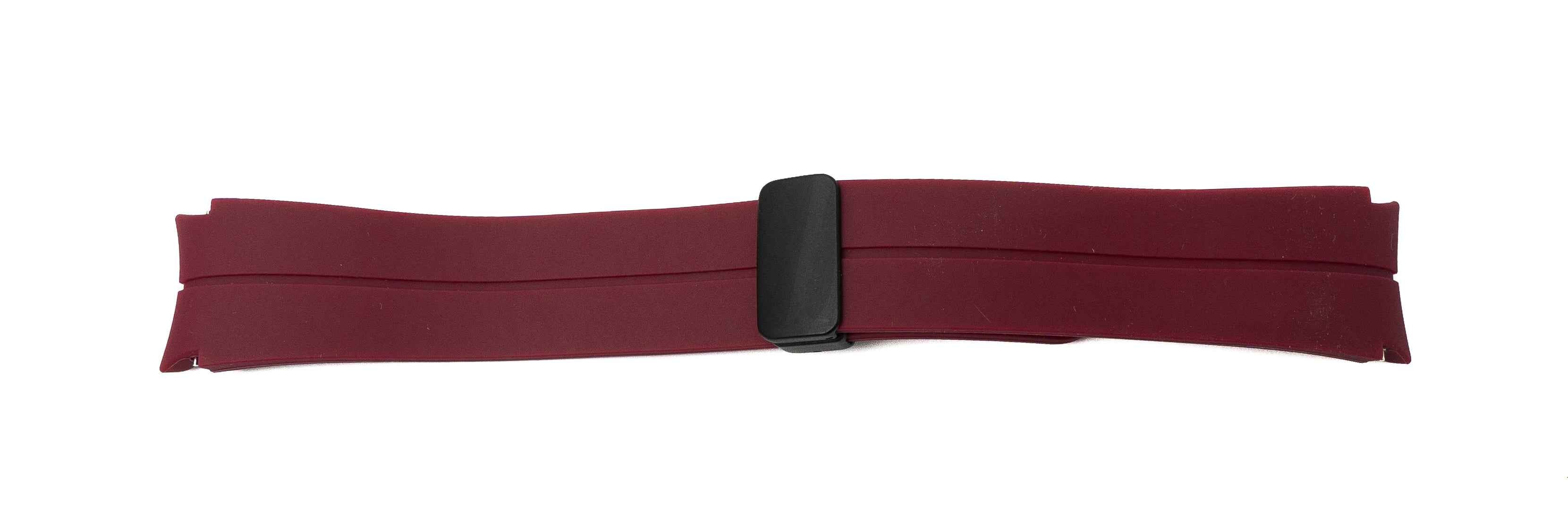 SYSTEM-S Armband 20 mm aus Silikon für Samsung Galaxy Watch 5 4 Smartwatch in Rot
