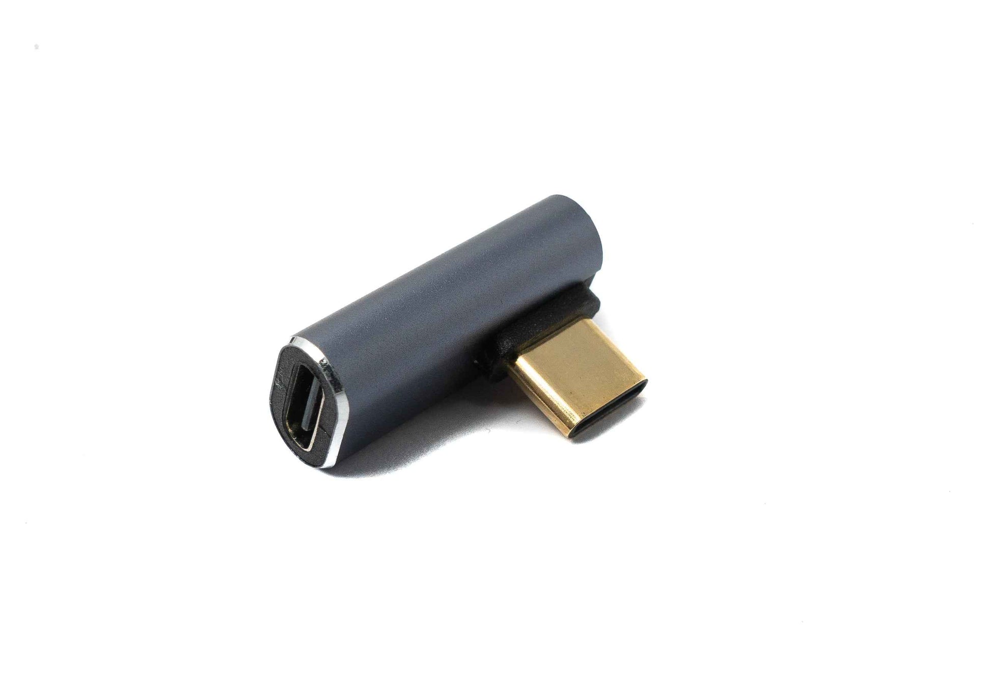 SYSTEM-S USB4 USB Adapter Typ C Stecker zu Buchse 40 Gbit/s Winkel USB 4.0 für macOS