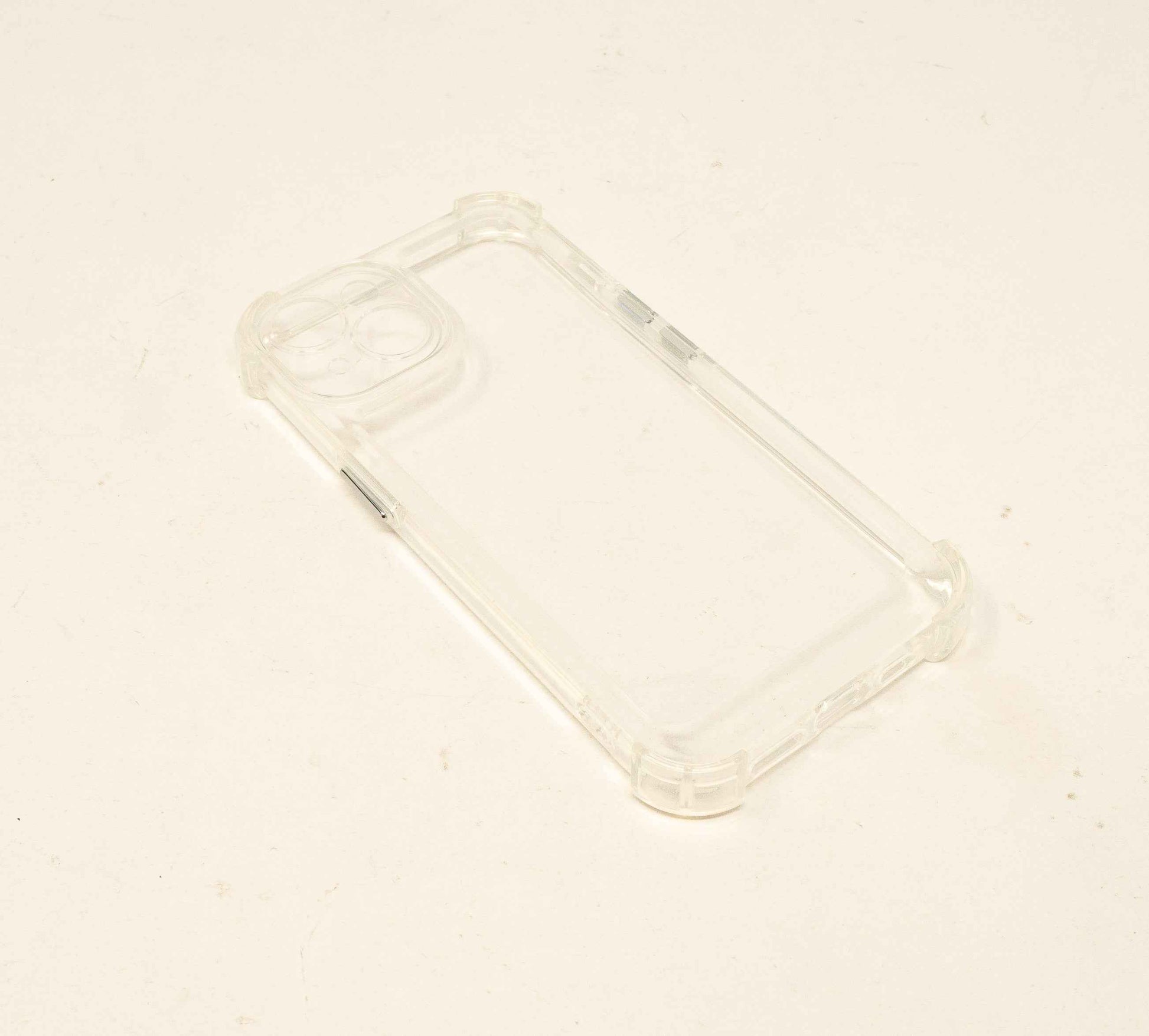 SYSTEM-S Schutzhülle stoßfest aus TPU in Weiß Transparent Hülle für iPhone 14 Pro Max