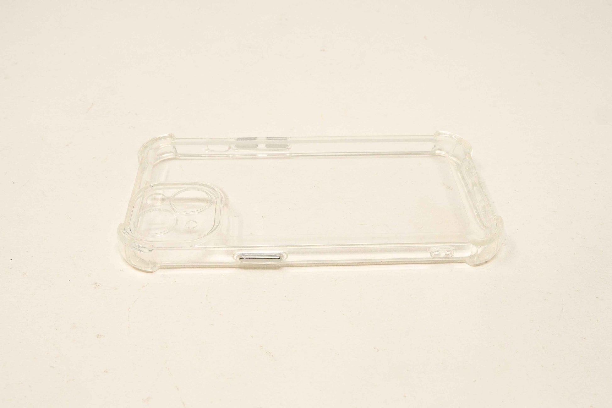SYSTEM-S Schutzhülle stoßfest aus TPU in Weiß Transparent Hülle für iPhone 14 Pro