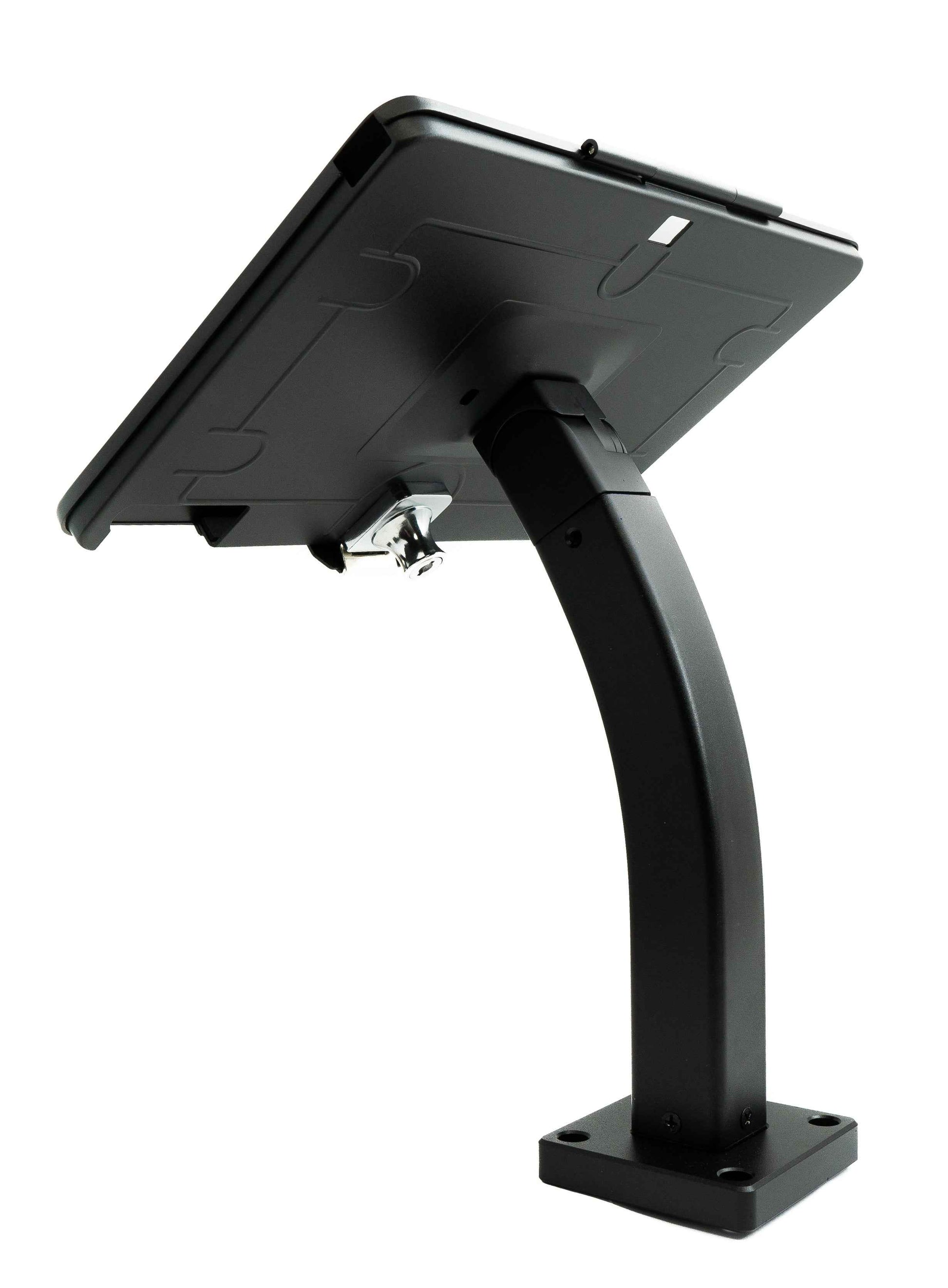 SYSTEM-S Wand Halterung abschließbar für für iPad 10.2" 9 8 7 in Schwarz