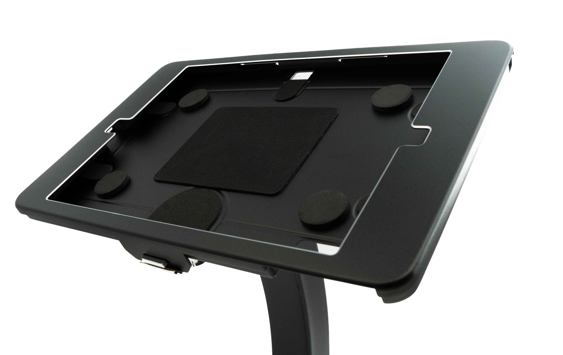 SYSTEM-S Wand Halterung abschließbar für für iPad 10.2" 9 8 7 in Schwarz