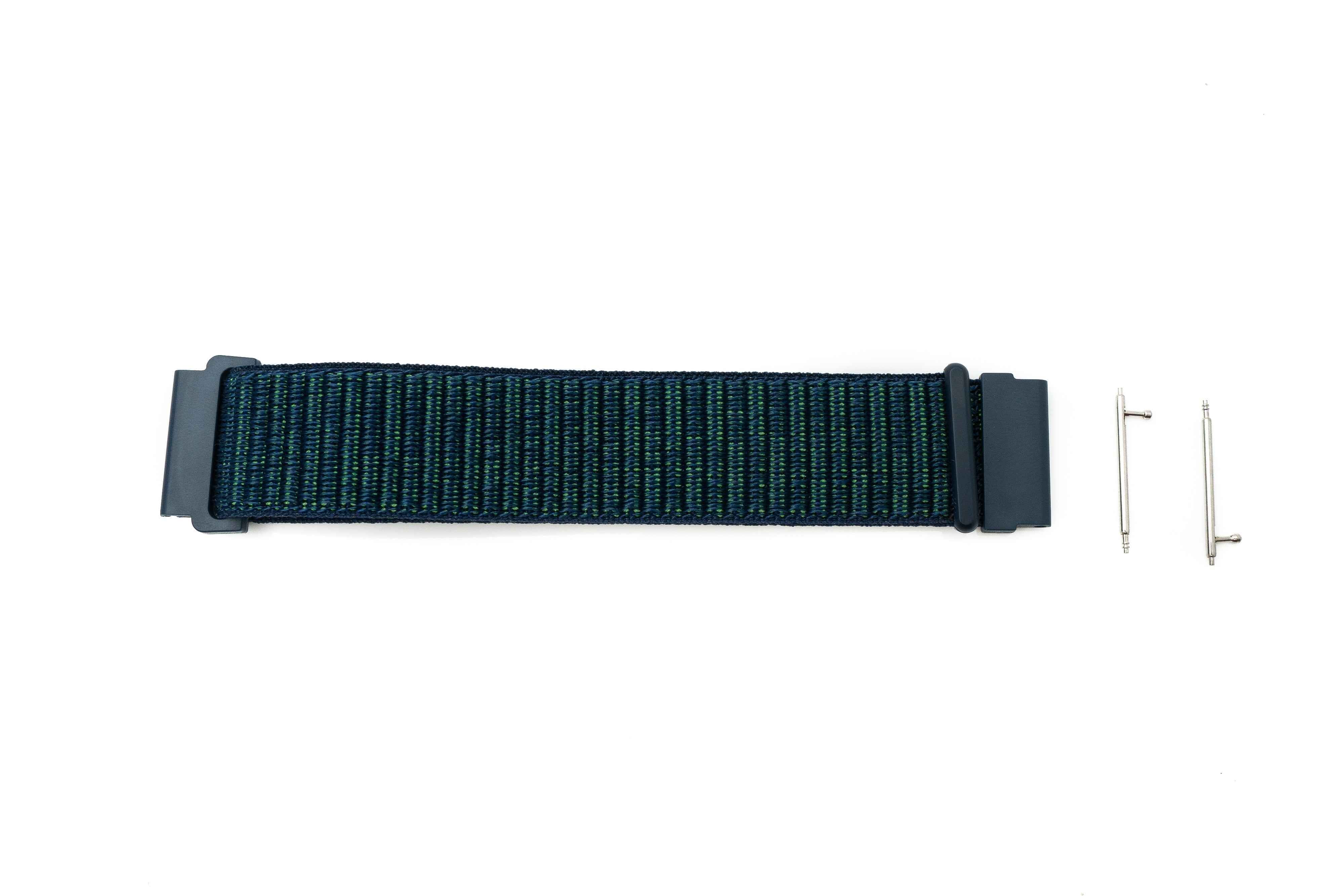 SYSTEM-S Armband 22 mm aus Nylon für Fitbit Versa 2 1 Lite  Smartwatch