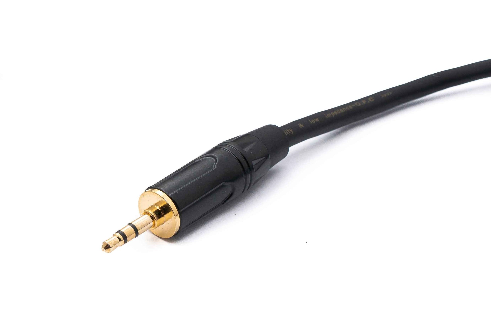 SYSTEM-S Audio XLR Kabel 100 cm 3 polig Stecker zu Klinke AUX 3,5 mm 3 polig TRS Stecker
