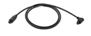 SYSTEM-S Audio Toslink Kabel 80 cm Stecker zu Stecker Optisches Digital
