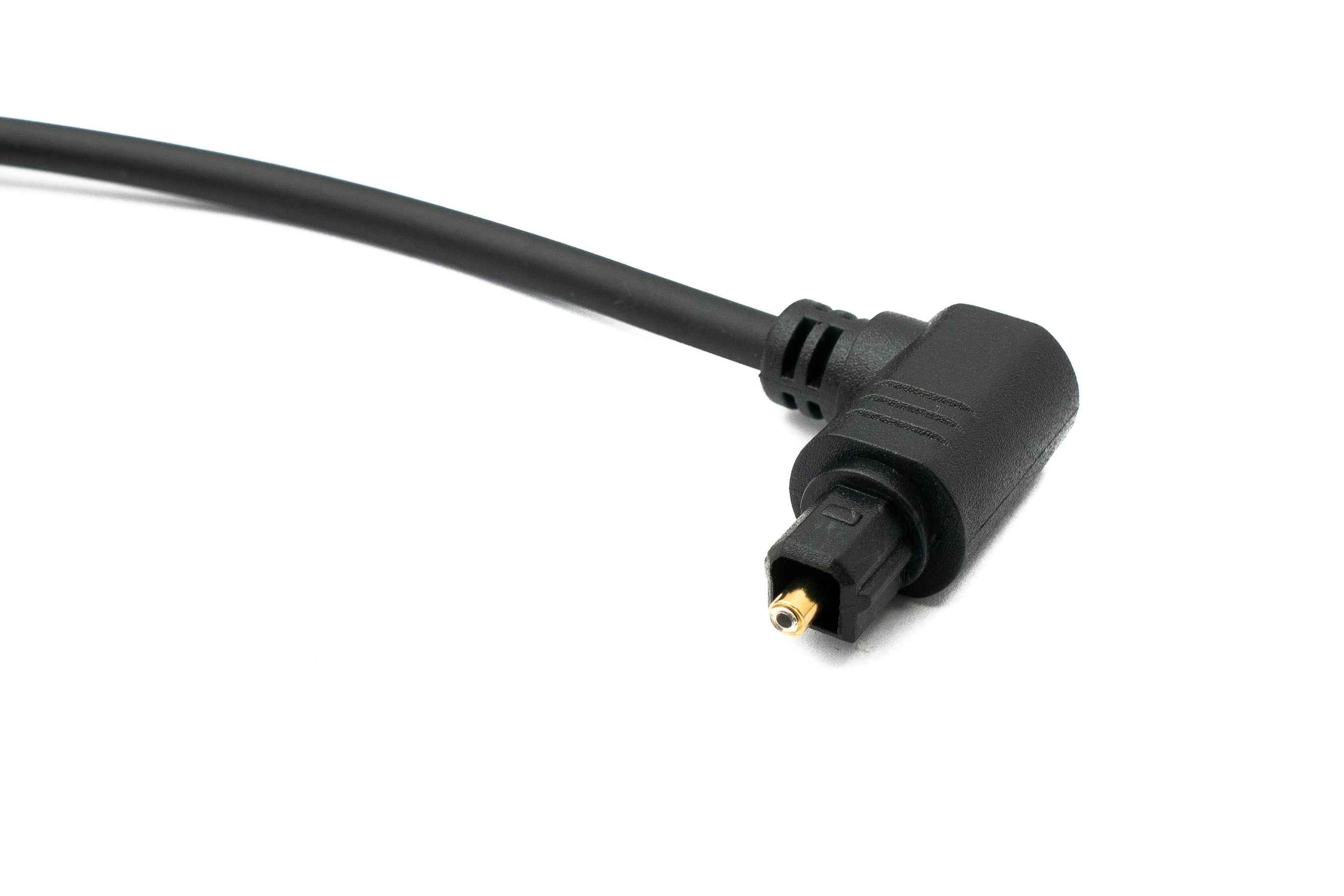 SYSTEM-S Audio Toslink Kabel 80 cm Stecker zu Stecker Optisches Digital