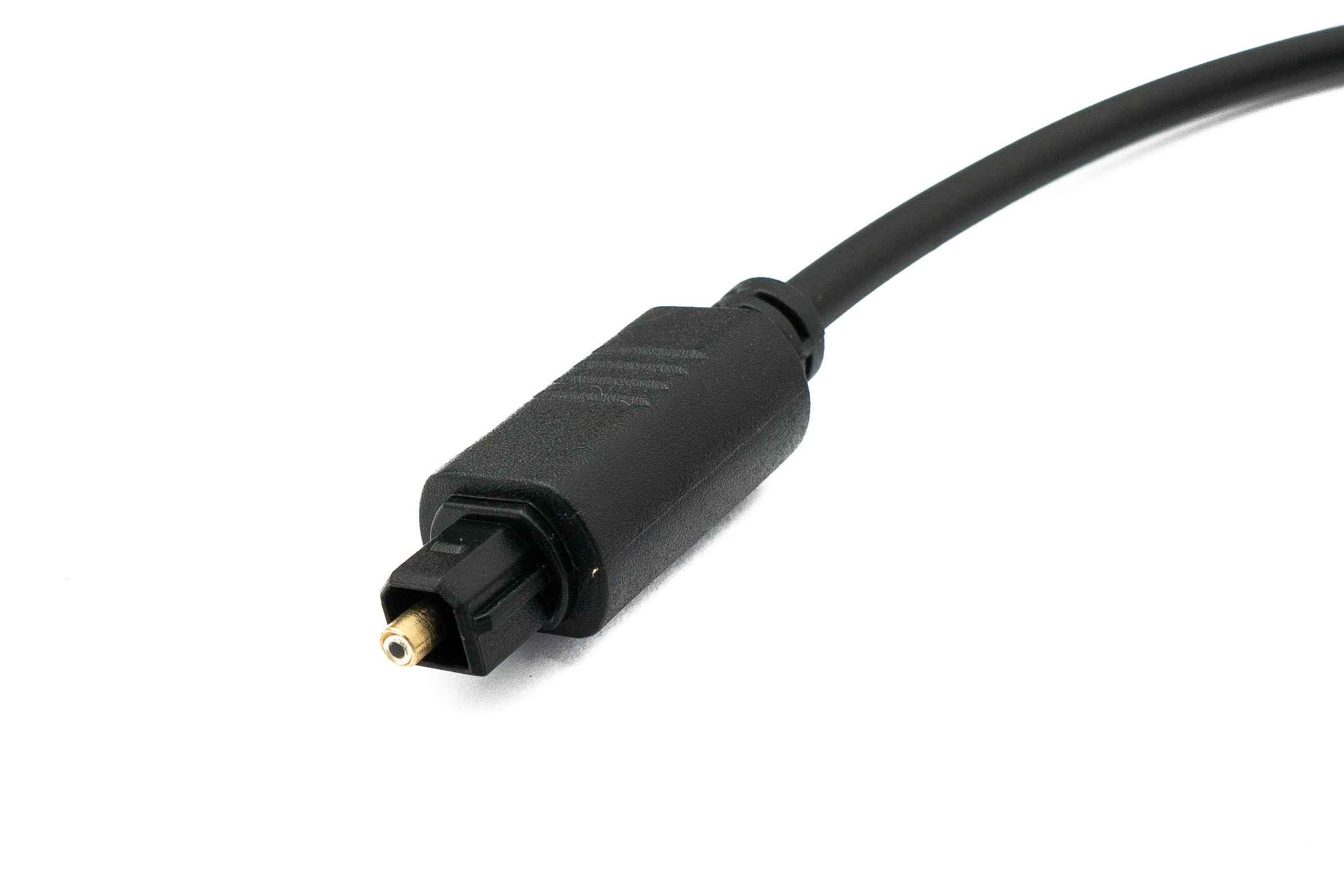 SYSTEM-S Audio Toslink Kabel 80 cm Stecker zu Stecker Optisches Digital