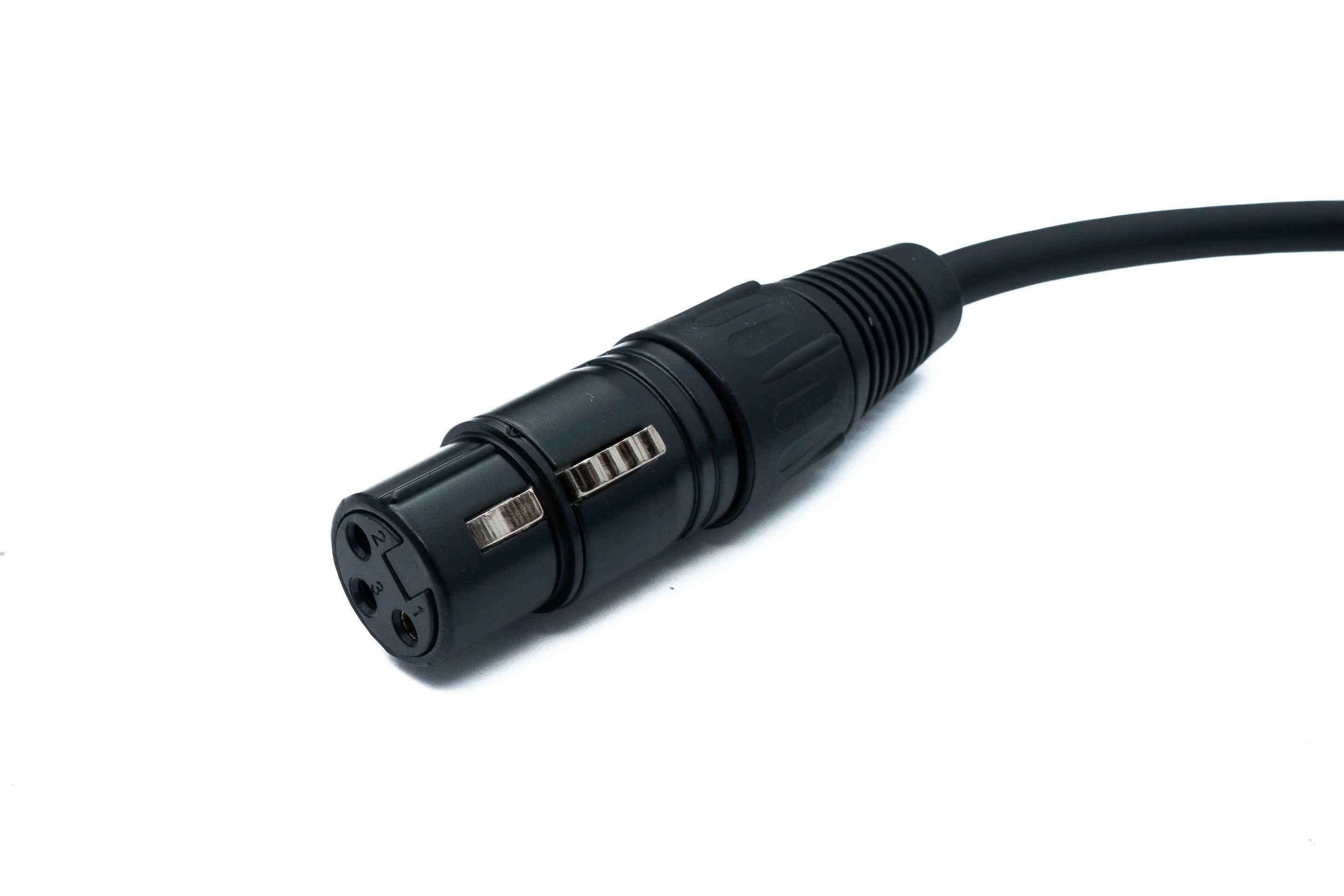 SYSTEM-S Audio XLR Kabel 100 cm 3 polig Buchse zu Klinke AUX 6,35 mm 2 polig TS Stecker