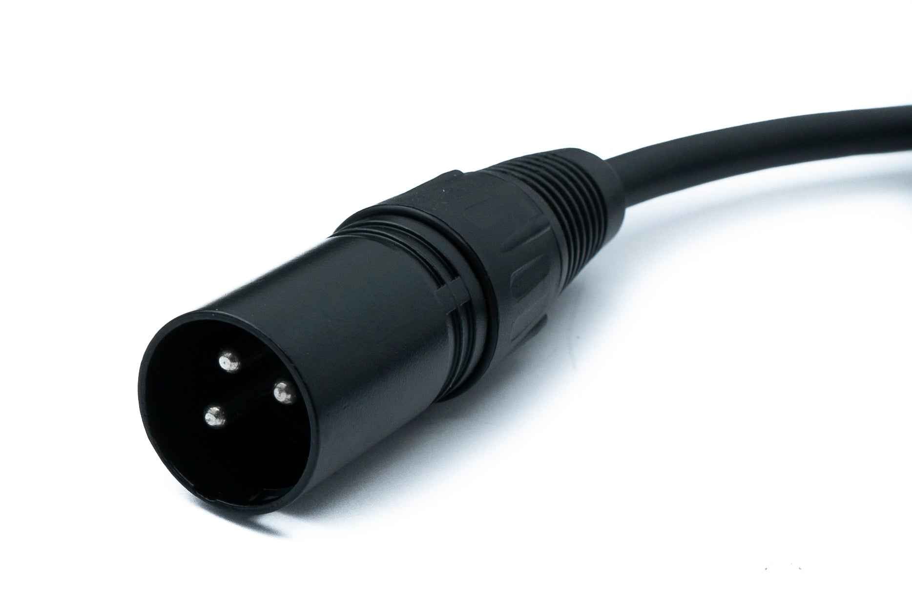 SYSTEM-S Audio XLR Kabel 100 cm 5 polig Buchse zu 3 polig Stecker in Schwarz