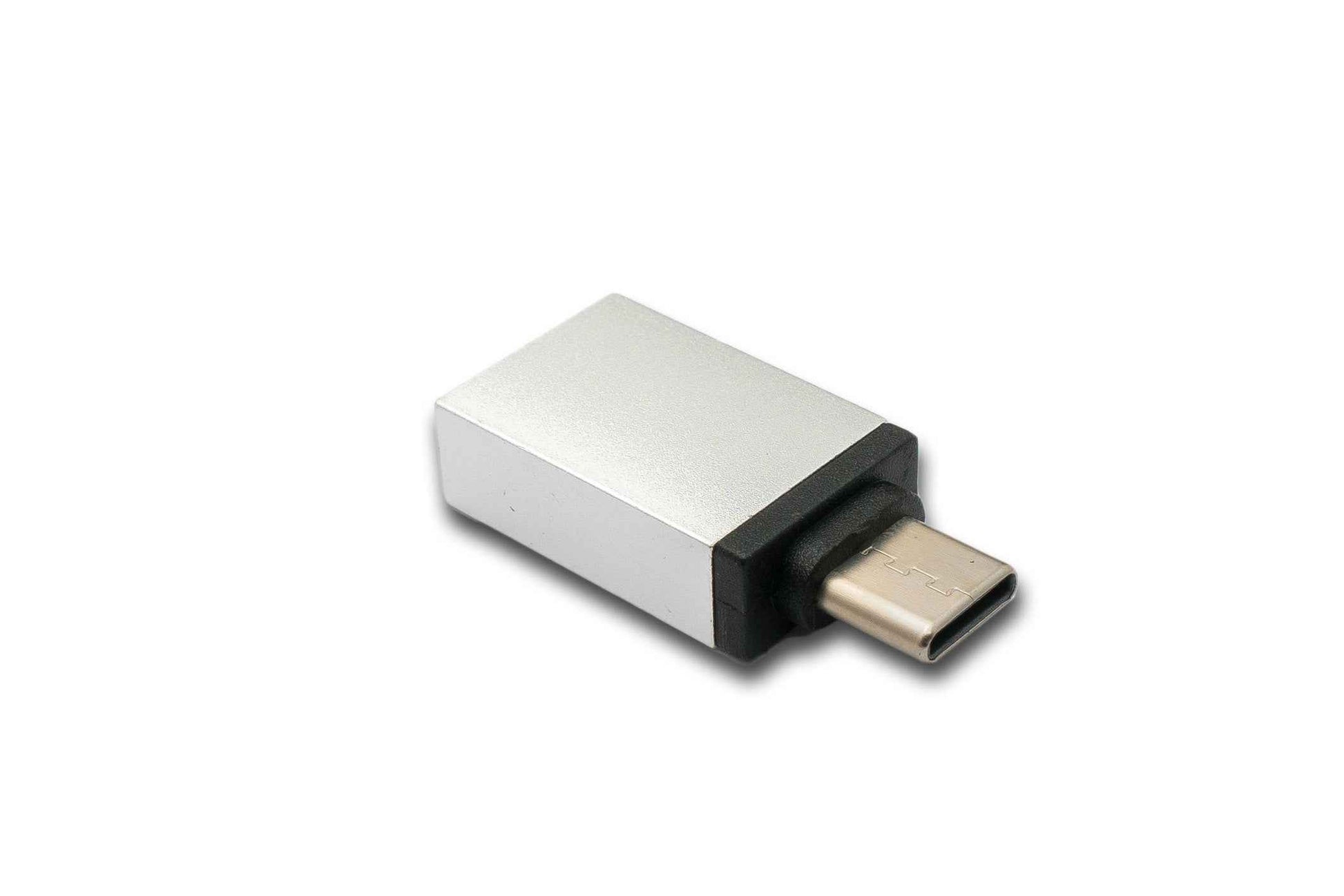 SYSTEM-S USB 3.1 Adapter Typ C Stecker zu 3.0 A Buchse 5 Gbit/s in Grau