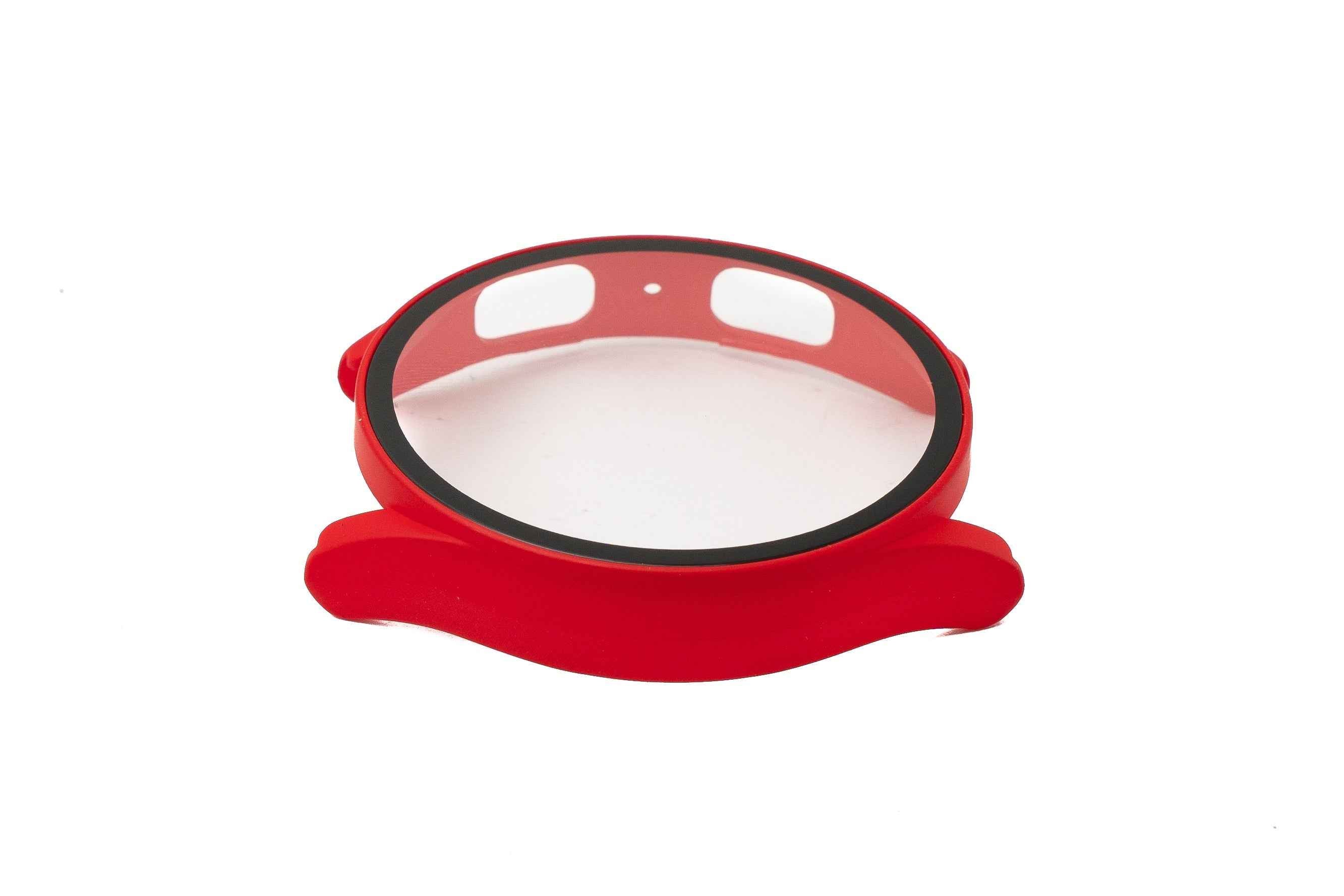 SYSTEM-S Schutz Hülle Case 40 mm aus PC für Samsung Galaxy Watch 5 4 in Rot