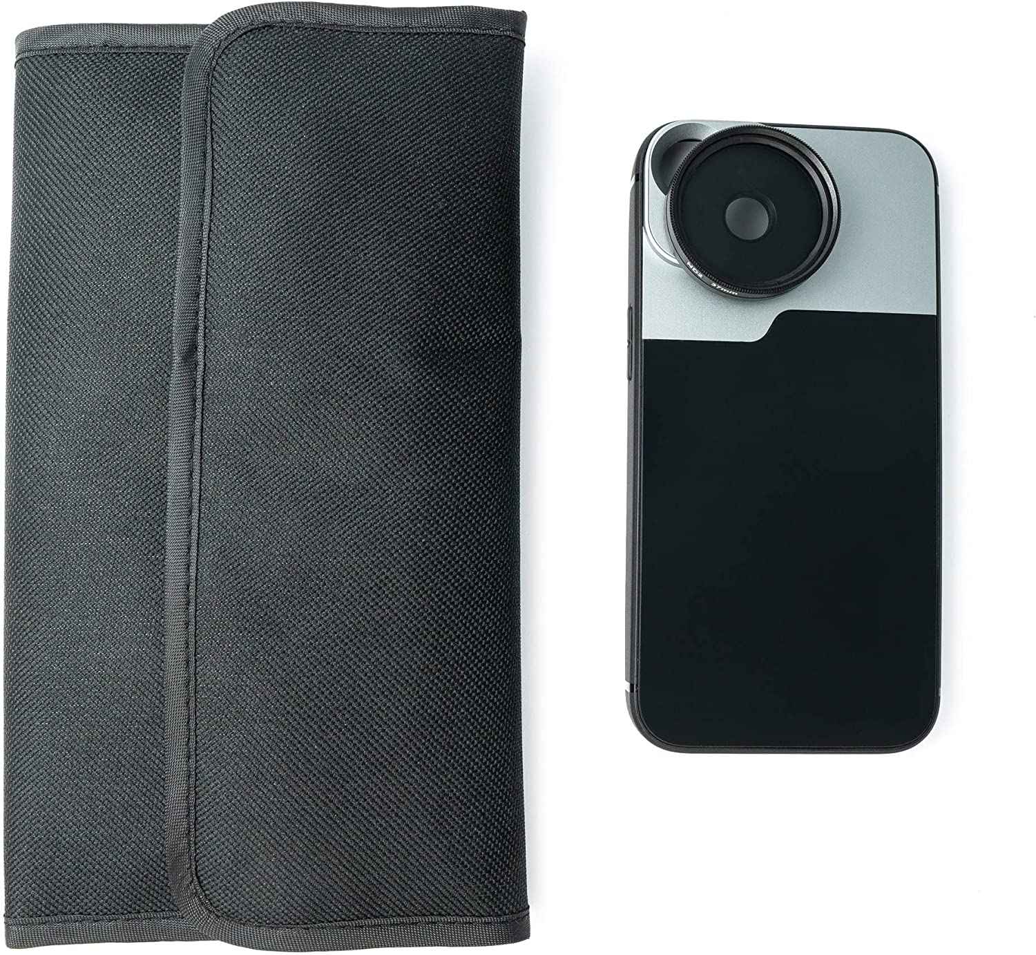 SYSTEM-S ND Filter Set 37 mm Neutraldichte mit Hülle und Tasche für iPhone 14