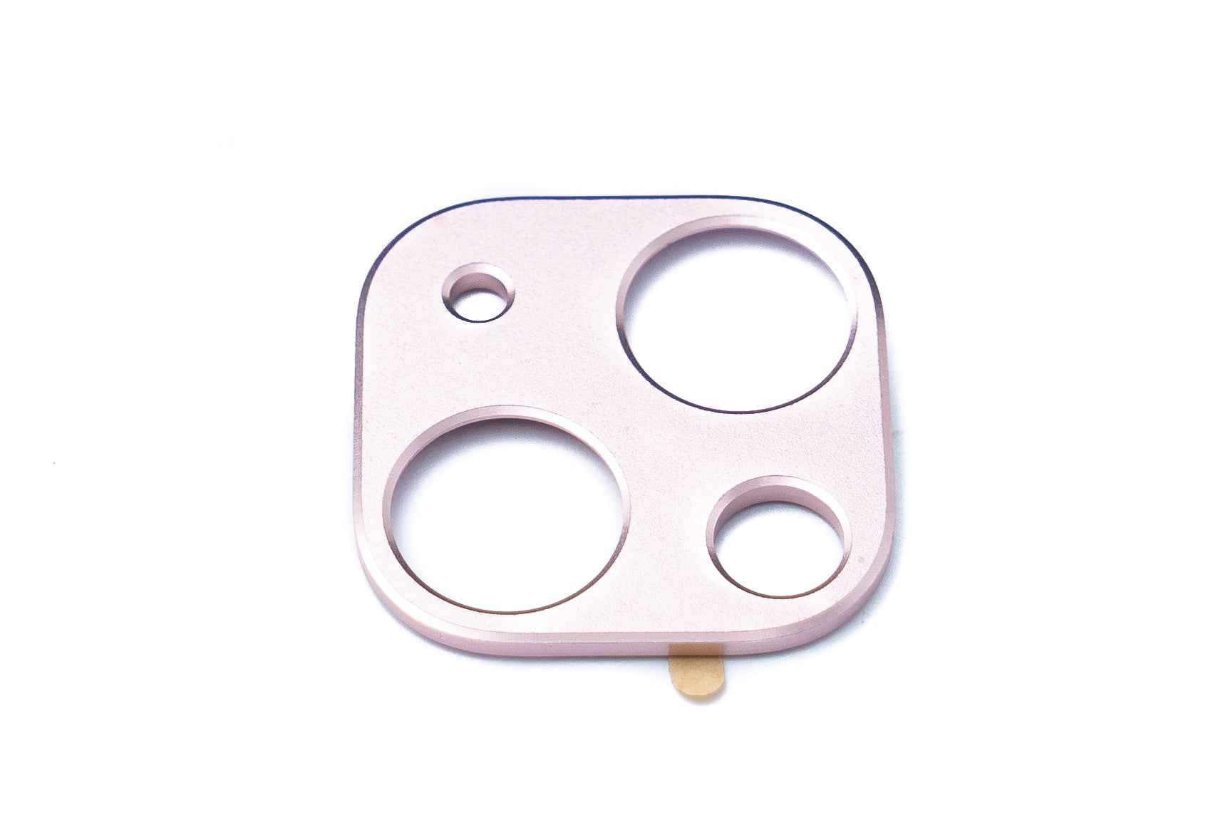 SYSTEM-S Kamera Schutz Linse Objektiv Abdeckung Aluminium für iPhone 13 & Mini in Pink
