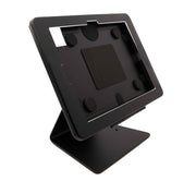 SYSTEM-S Tisch Halterung 180° Ständer abschließbar für iPad 10 Pro 11 Air 4 5 in Schwarz
