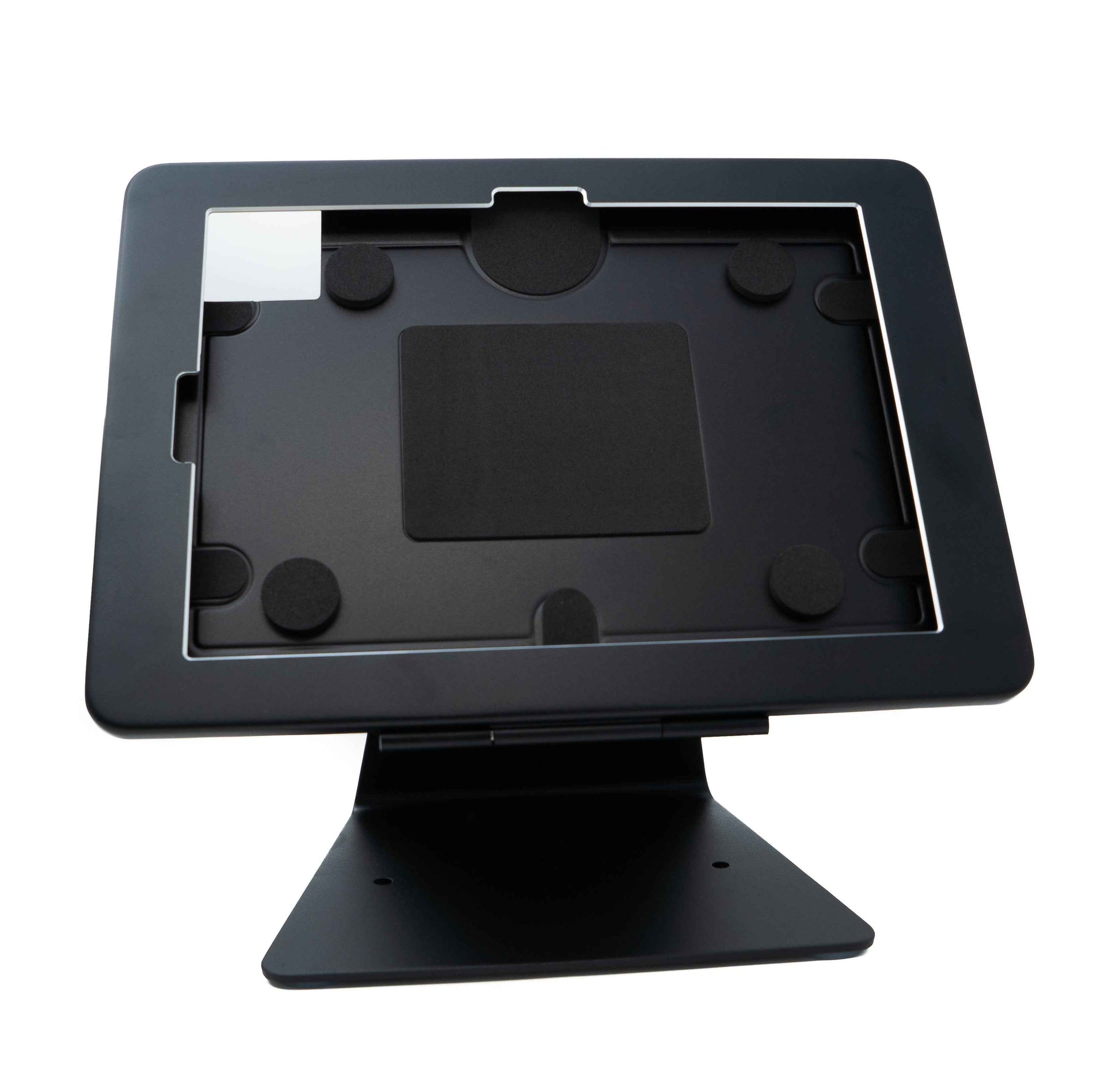 SYSTEM-S Tisch Halterung 180° Ständer abschließbar für iPad 10 Pro 11 Air 4 5 in Schwarz