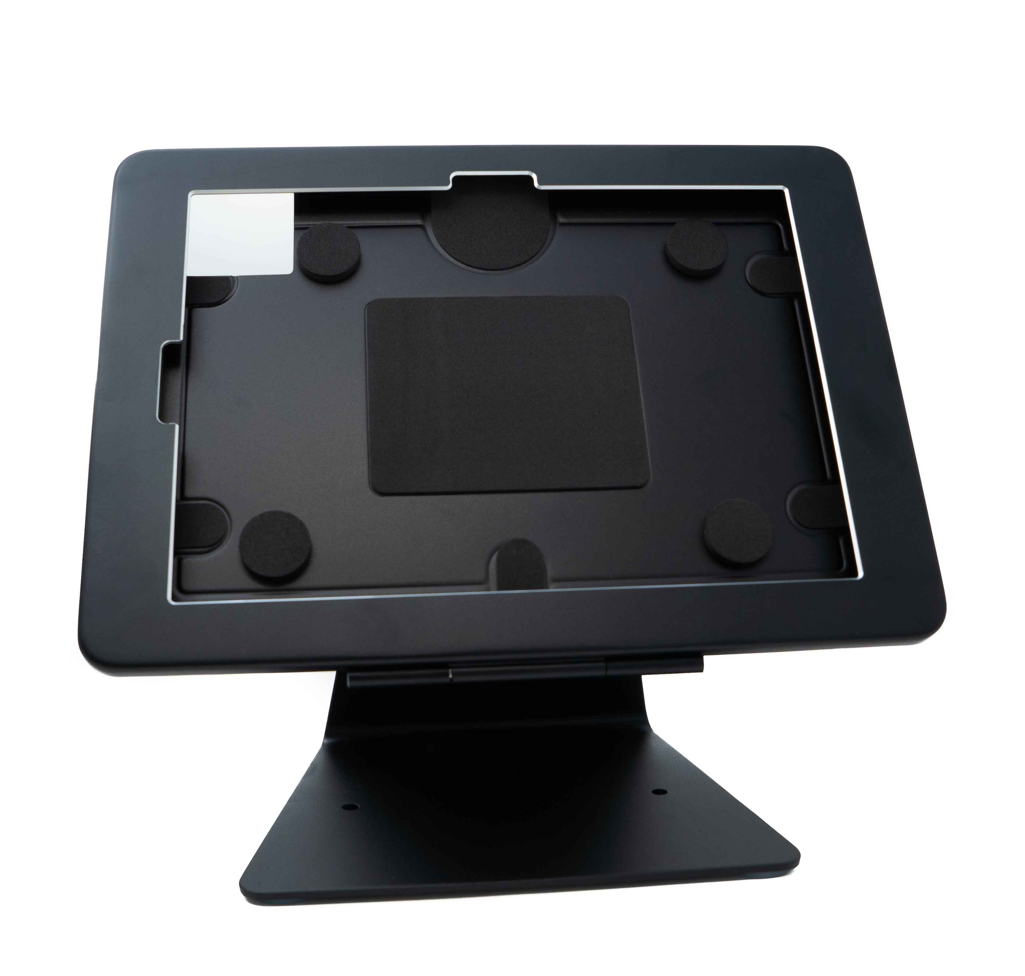 SYSTEM-S Tisch Halterung 180° Ständer abschließbar für iPad 10 Pro 11 Air 4 5 in Schwarz