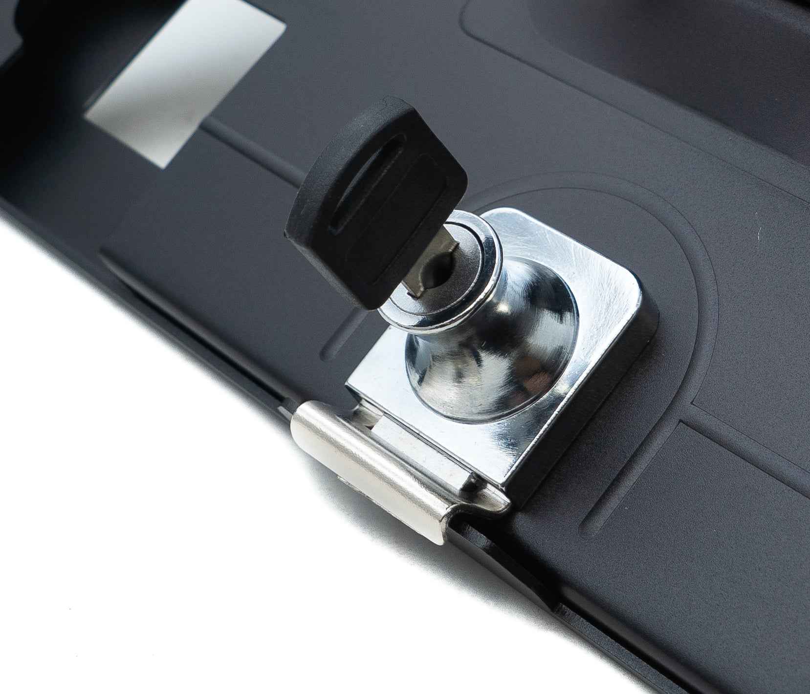 SYSTEM-S Tisch Halterung 180° Ständer abschließbar für iPad 10 Pro 11 Air 4 5 in Schwarz