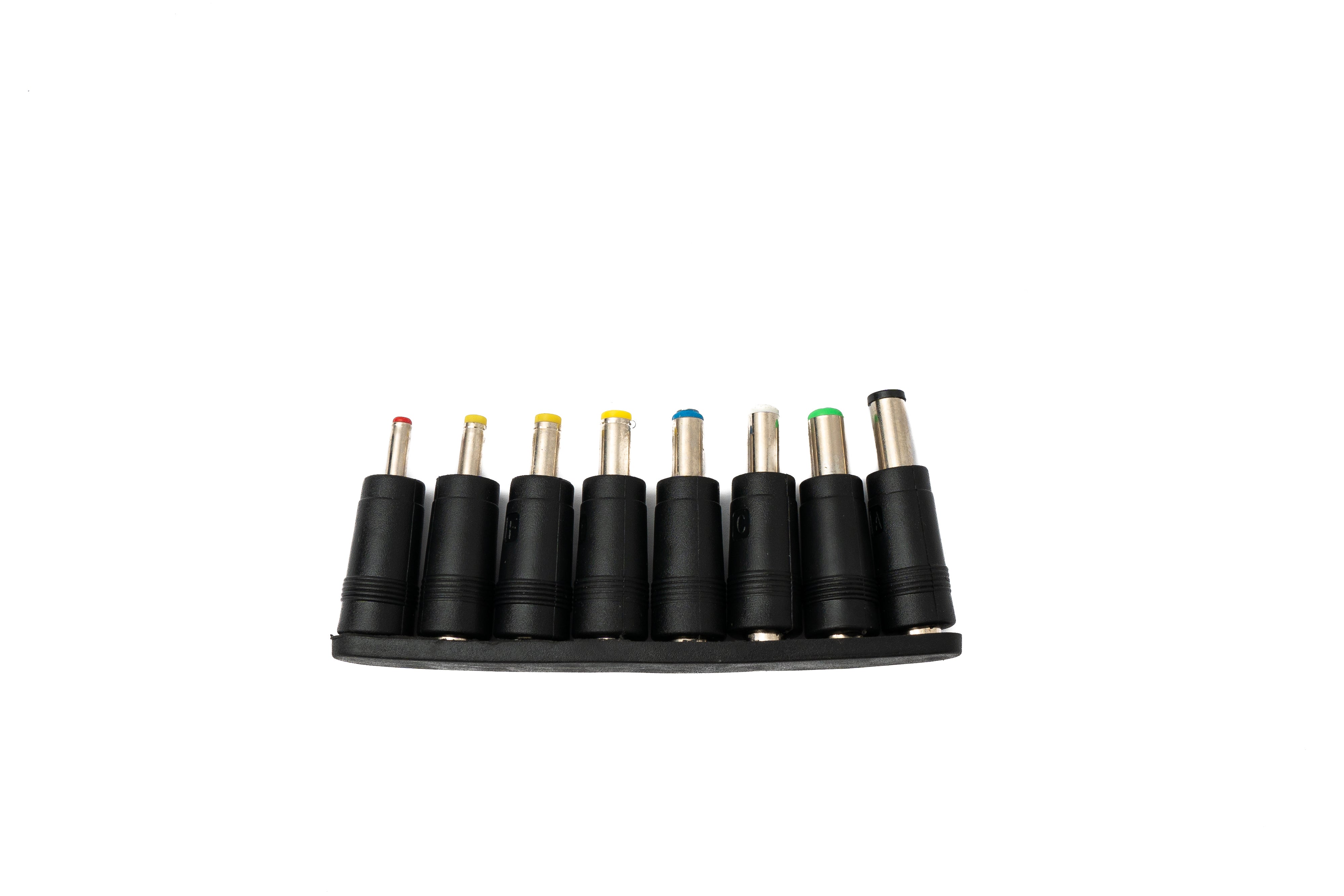 DC-Adapter Set 8er 20V 5,5x2,1 mm auf 8 Buchsen schwarz 84816012 | System-S