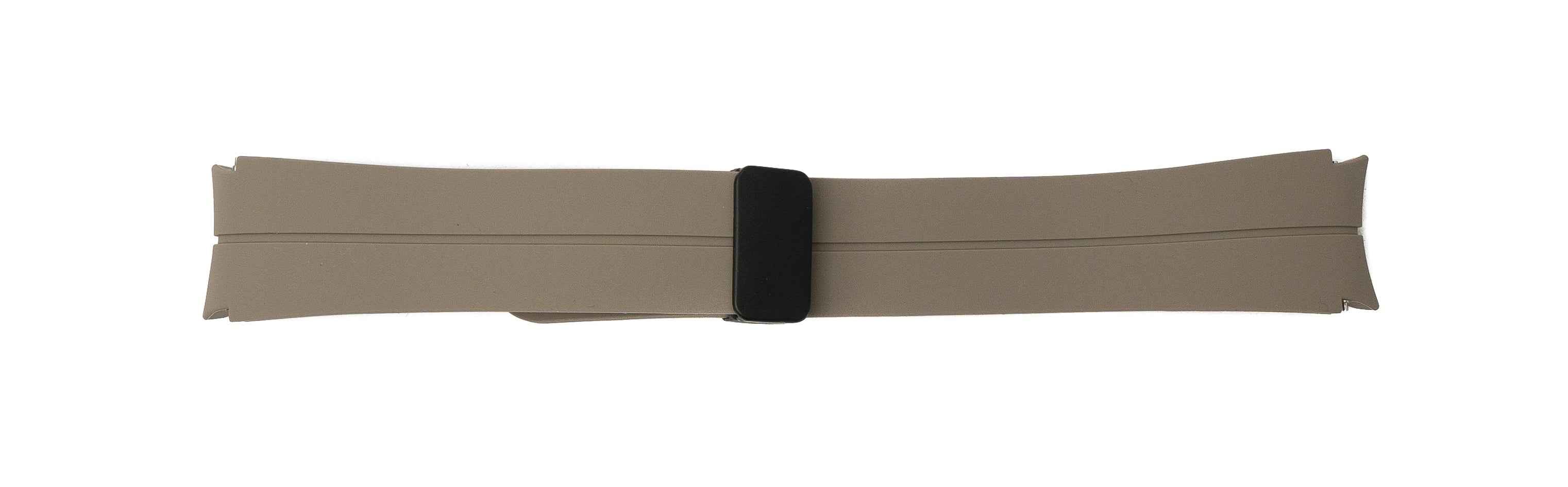 SYSTEM-S Armband 20 mm aus Silikon für Samsung Galaxy Watch 5 4 Smartwatch in Grau