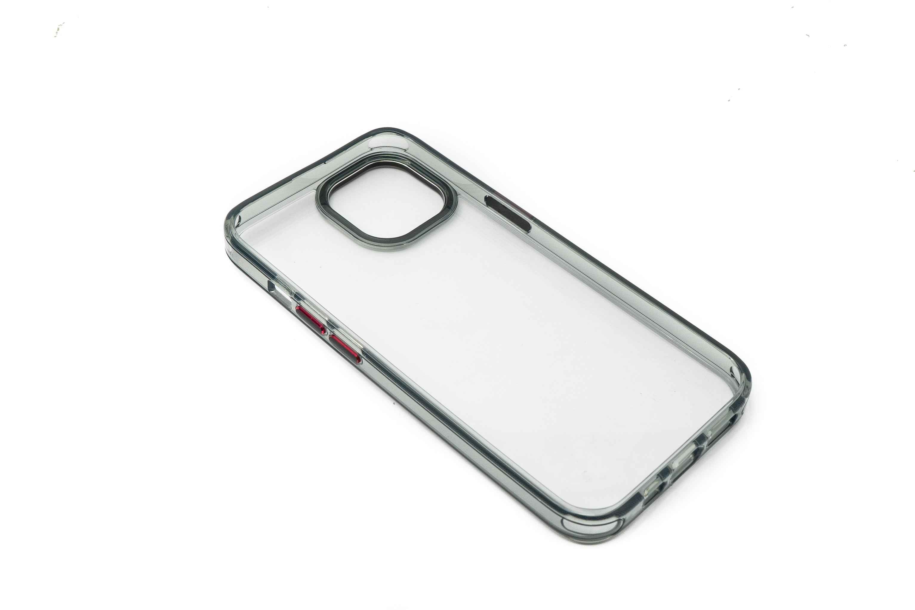 SYSTEM-S Schutzhülle stoßfest aus TPU in Schwarz Transparent Hülle für iPhone 14