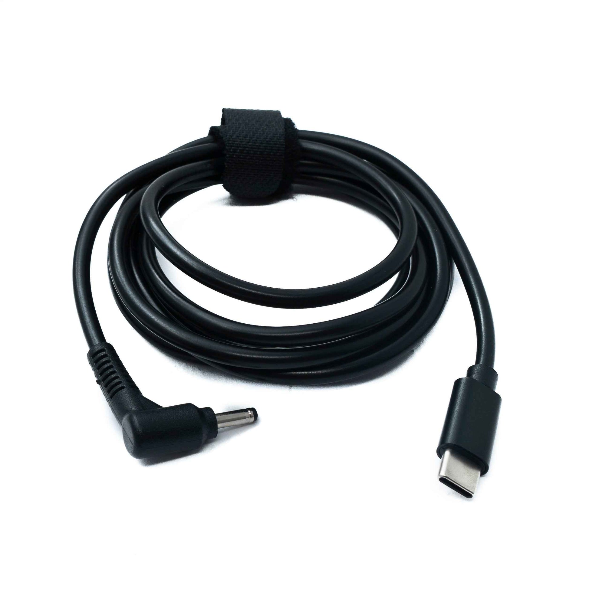 SYSTEM-S DC 15V Kabel 150 cm 3,0 x 1,1 Stecker zu USB 3.1 Typ C Stecker Winkel