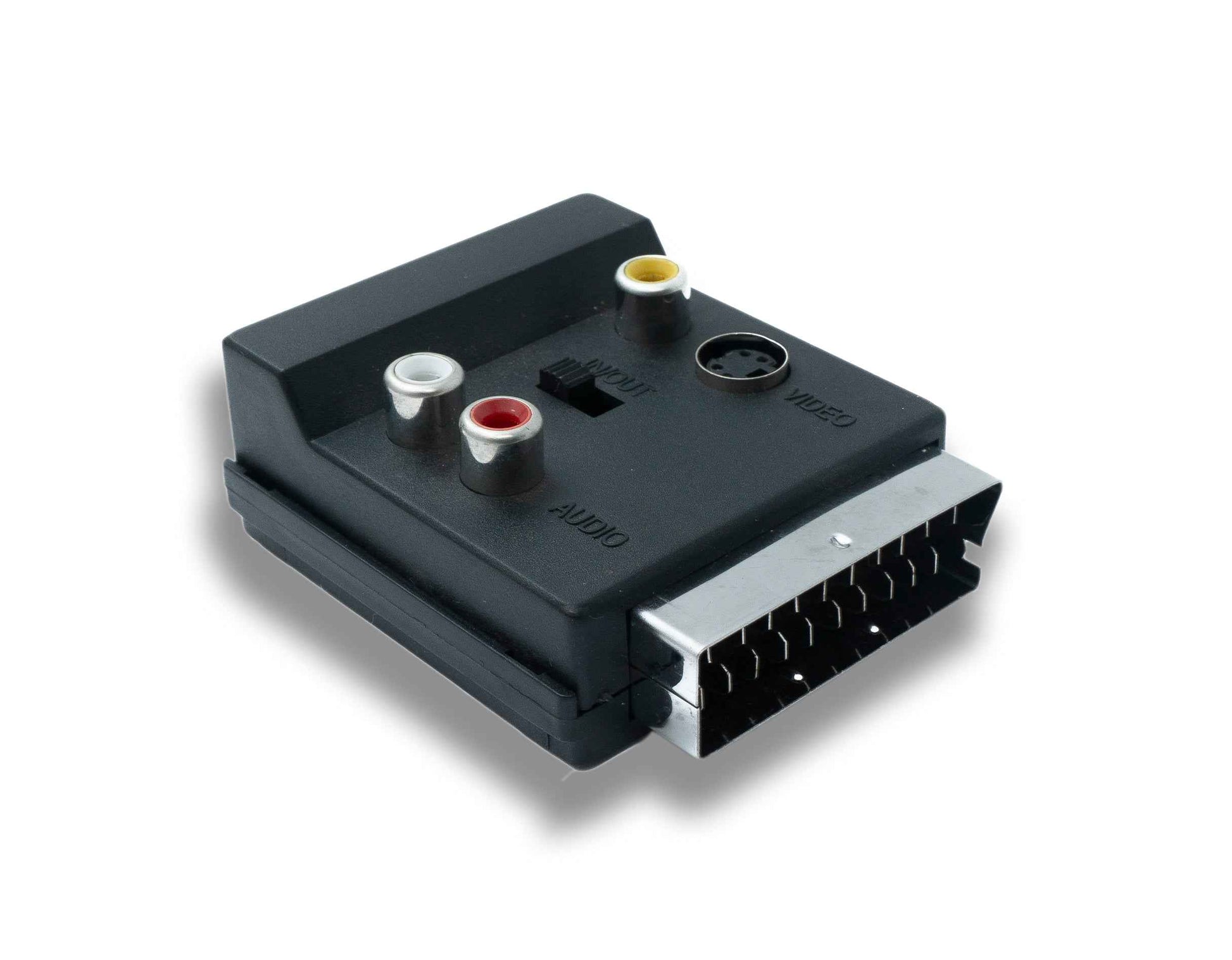 SYSTEM-S SCART Converter 21P Stecker zu Buchse RCA 3 polig S-Video Buchse Adapter