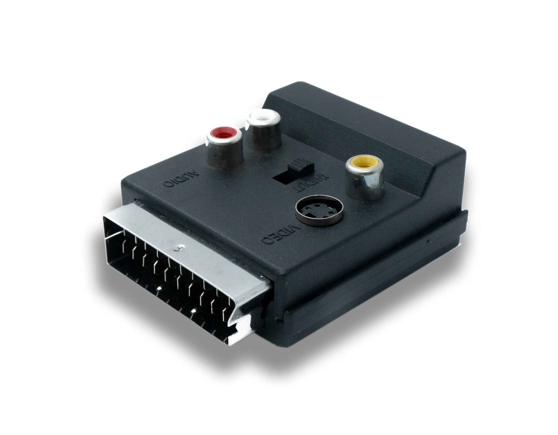 SYSTEM-S SCART Converter 21P Stecker zu Buchse RCA 3 polig S-Video Buchse Adapter