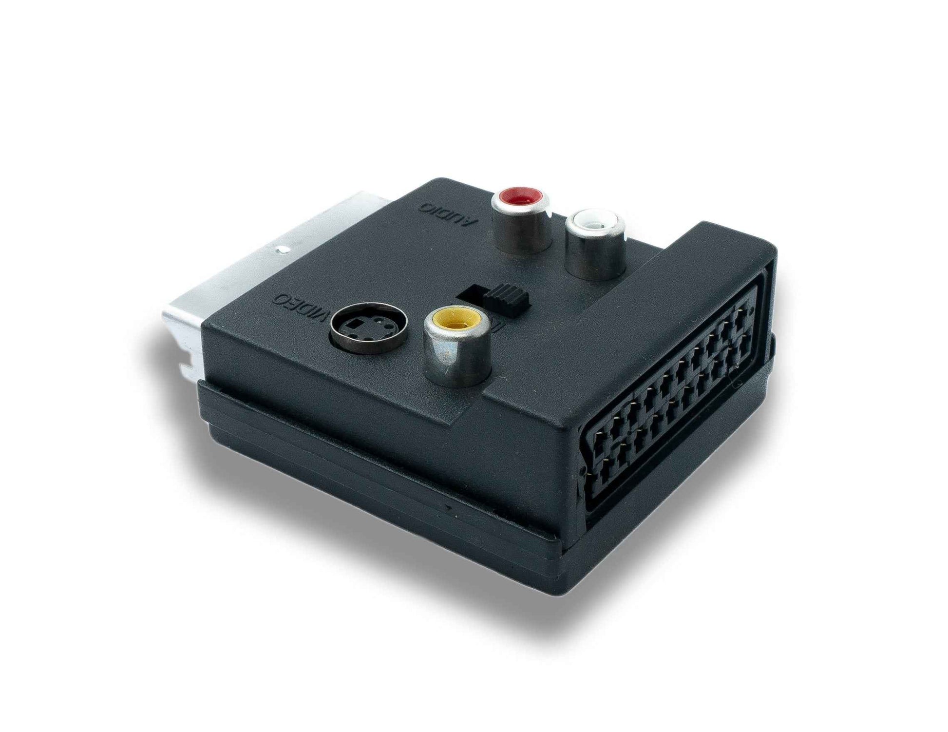 SYSTEM-S SCART Converter 21P Stecker zu Buchse RCA 3 polig S-Video Buchse Adapter