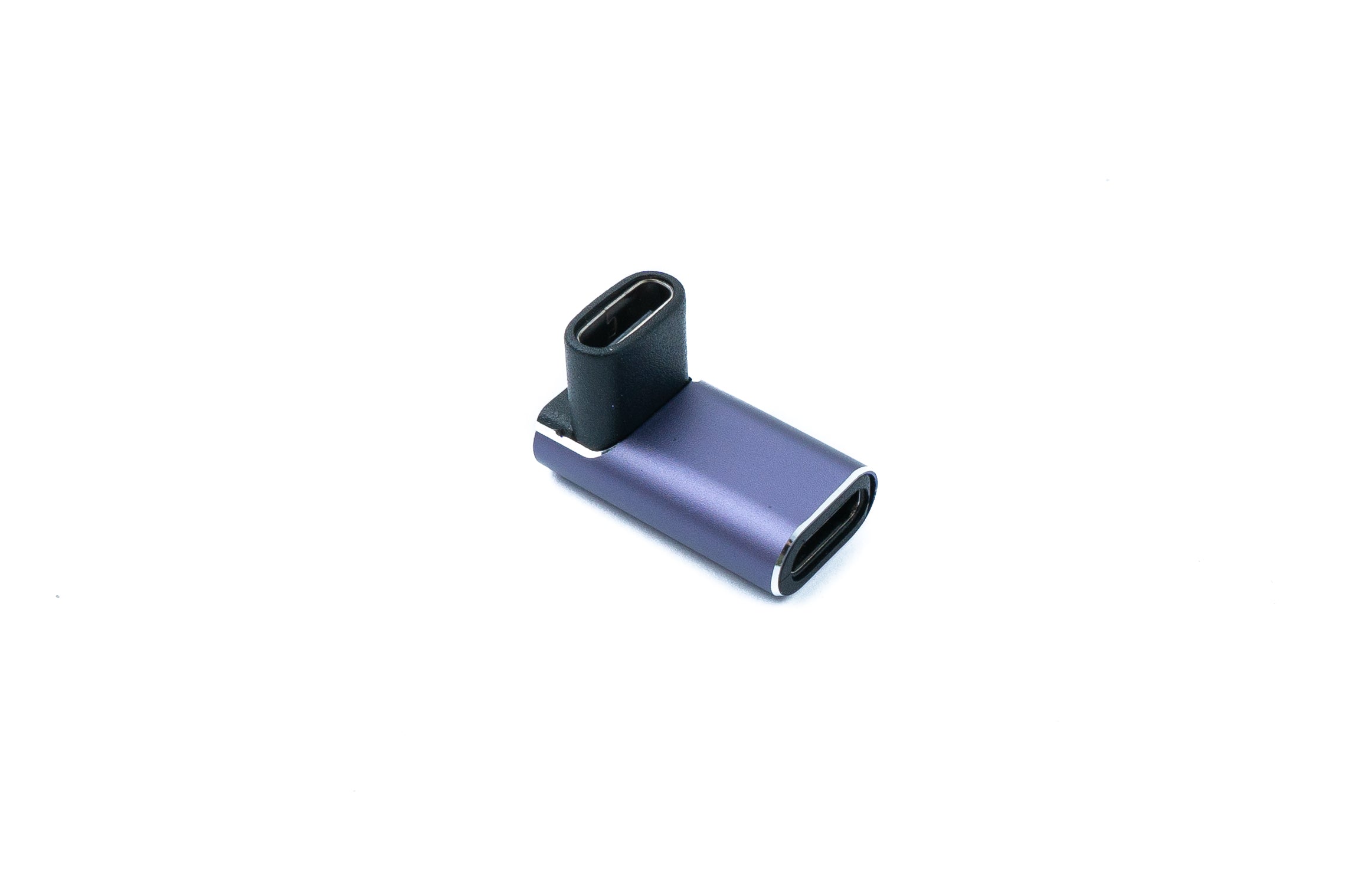 USB4 Adapter USB-C Buchse zu Buchse 40 Gbit/s Winkel grau 85062361 | SYSTEM-S