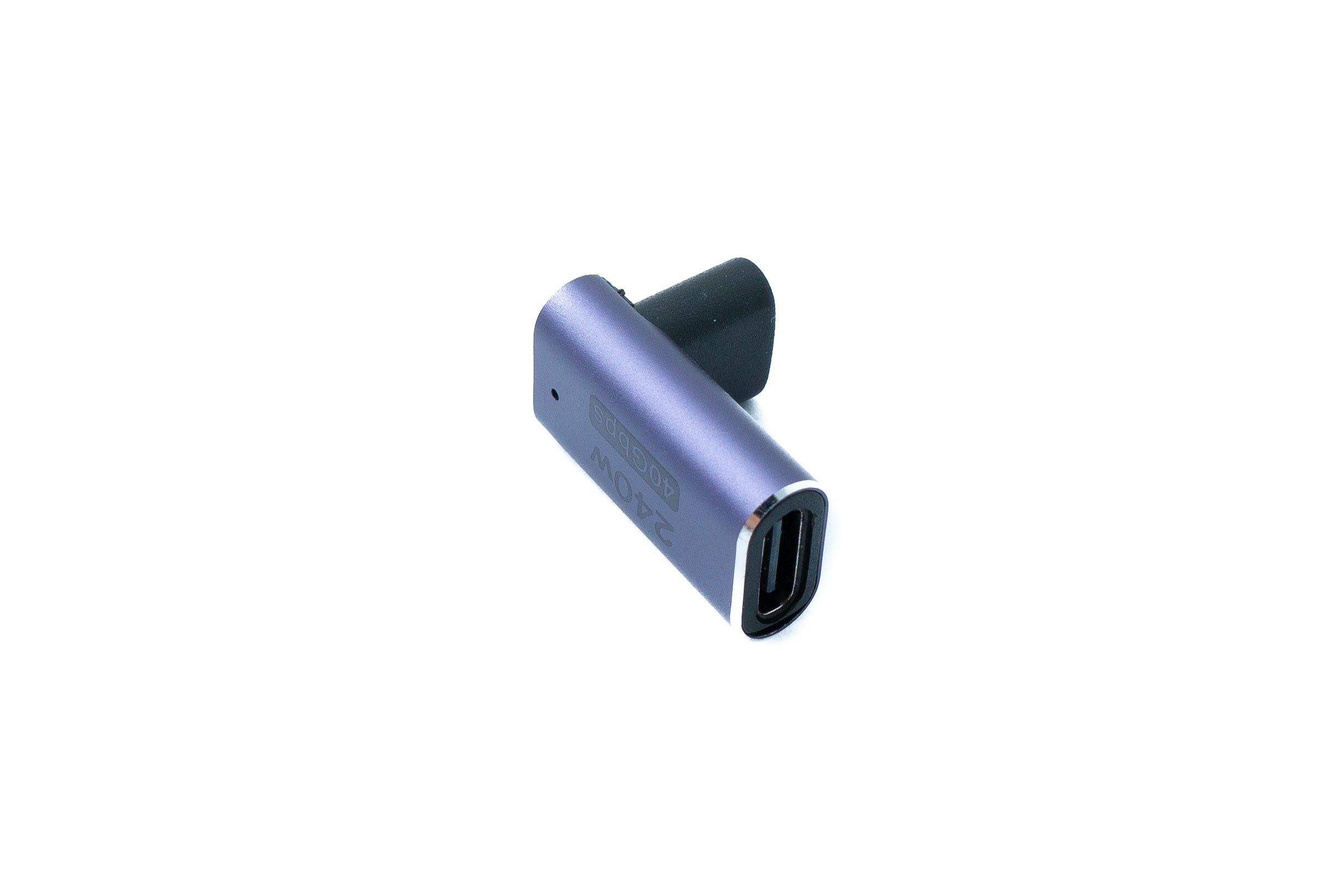 USB4 Adapter USB-C Buchse zu Buchse 40 Gbit/s Winkel grau 85062361 | SYSTEM-S