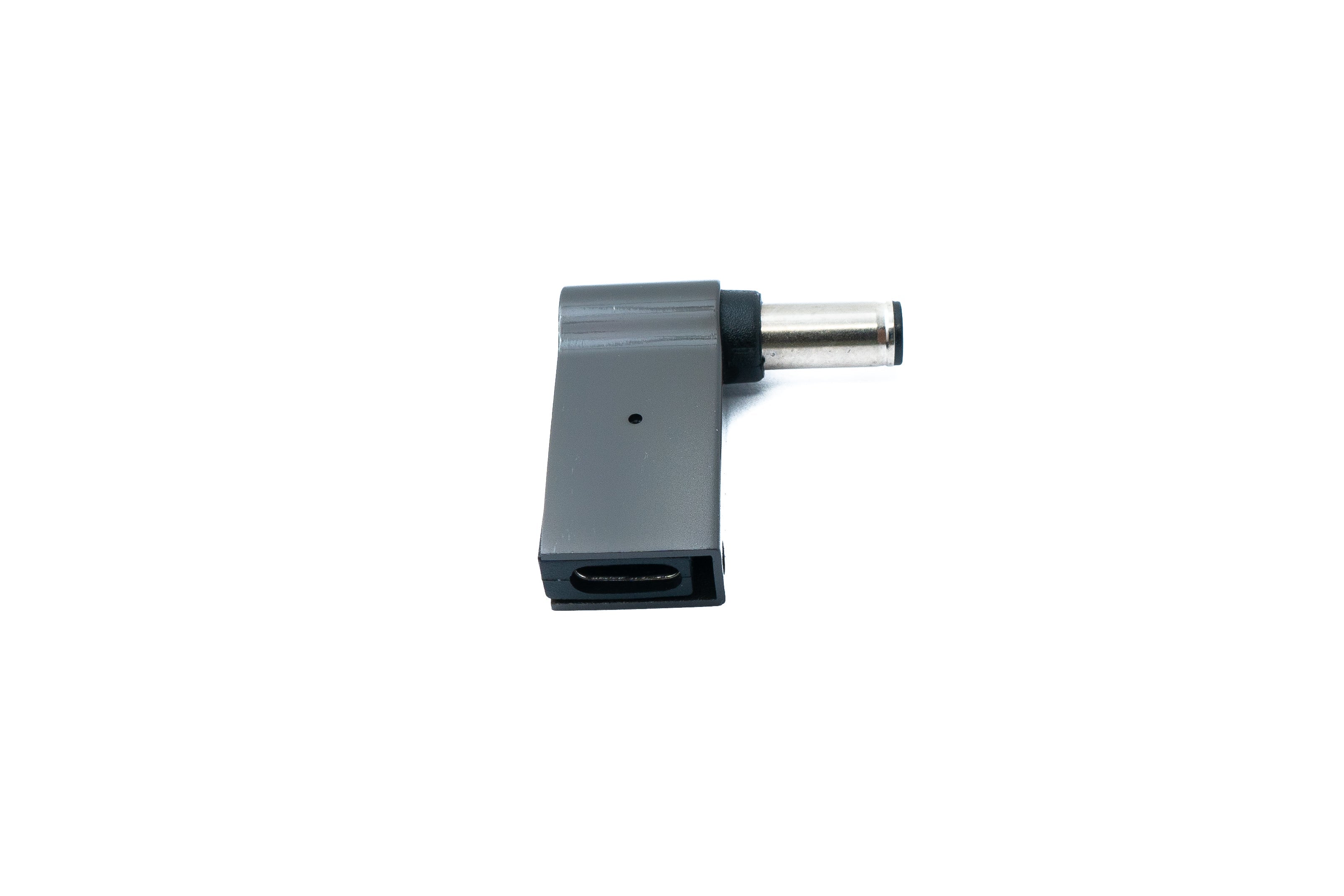 USB-C-Adapter USB 3.1 Stecker zu DC 20V 6,0 x 0,6 mm Buchse grau Kunststoff