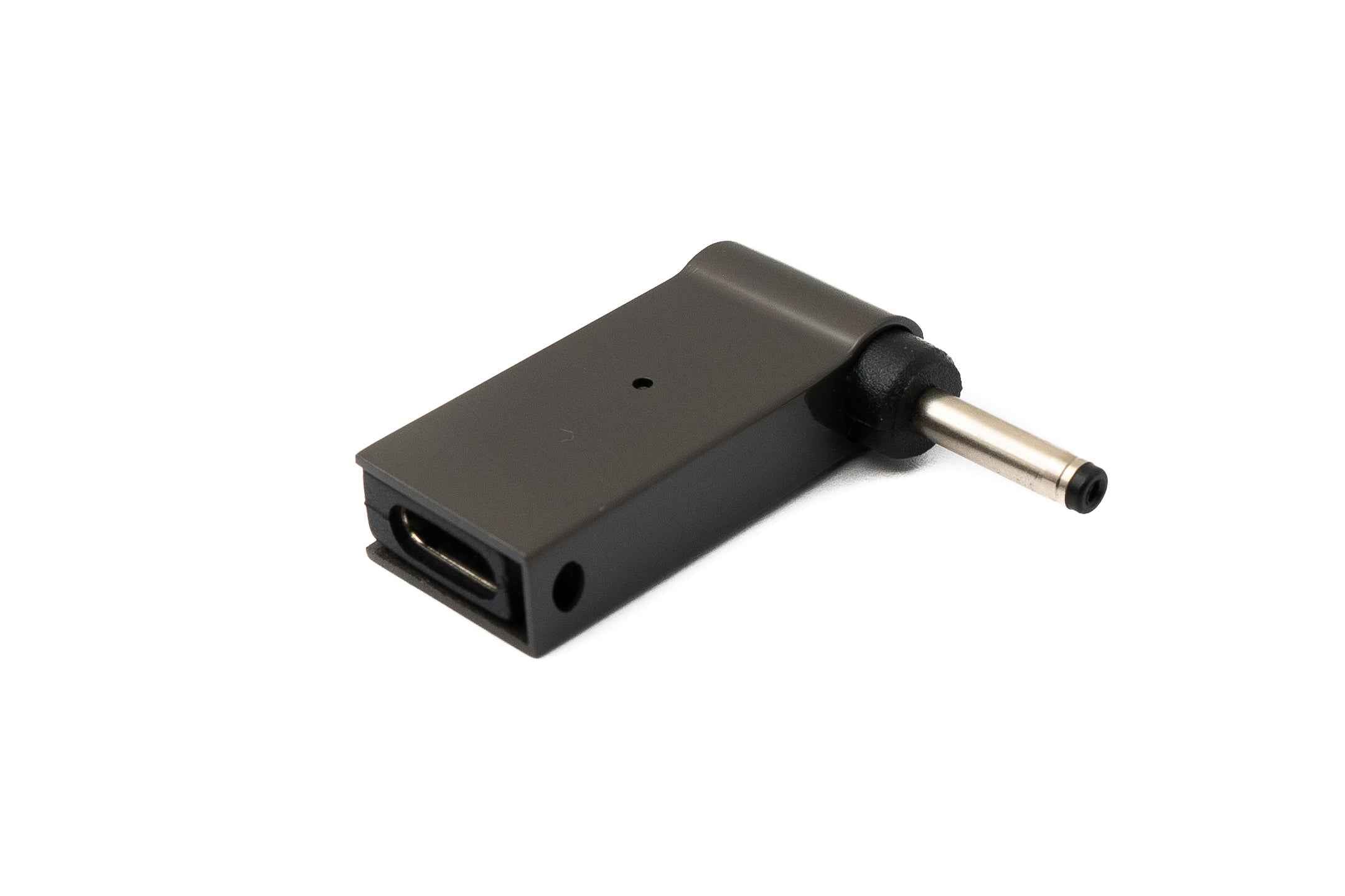 SYSTEM-S USB 3.1 Adapter Typ C Stecker zu DC 20V 3,0 x 1,1 mm Buchse in Grau