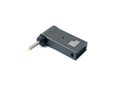 SYSTEM-S USB 3.1 Adapter Typ C Stecker zu DC 20V 2,7 x 0,7 mm Buchse in Grau